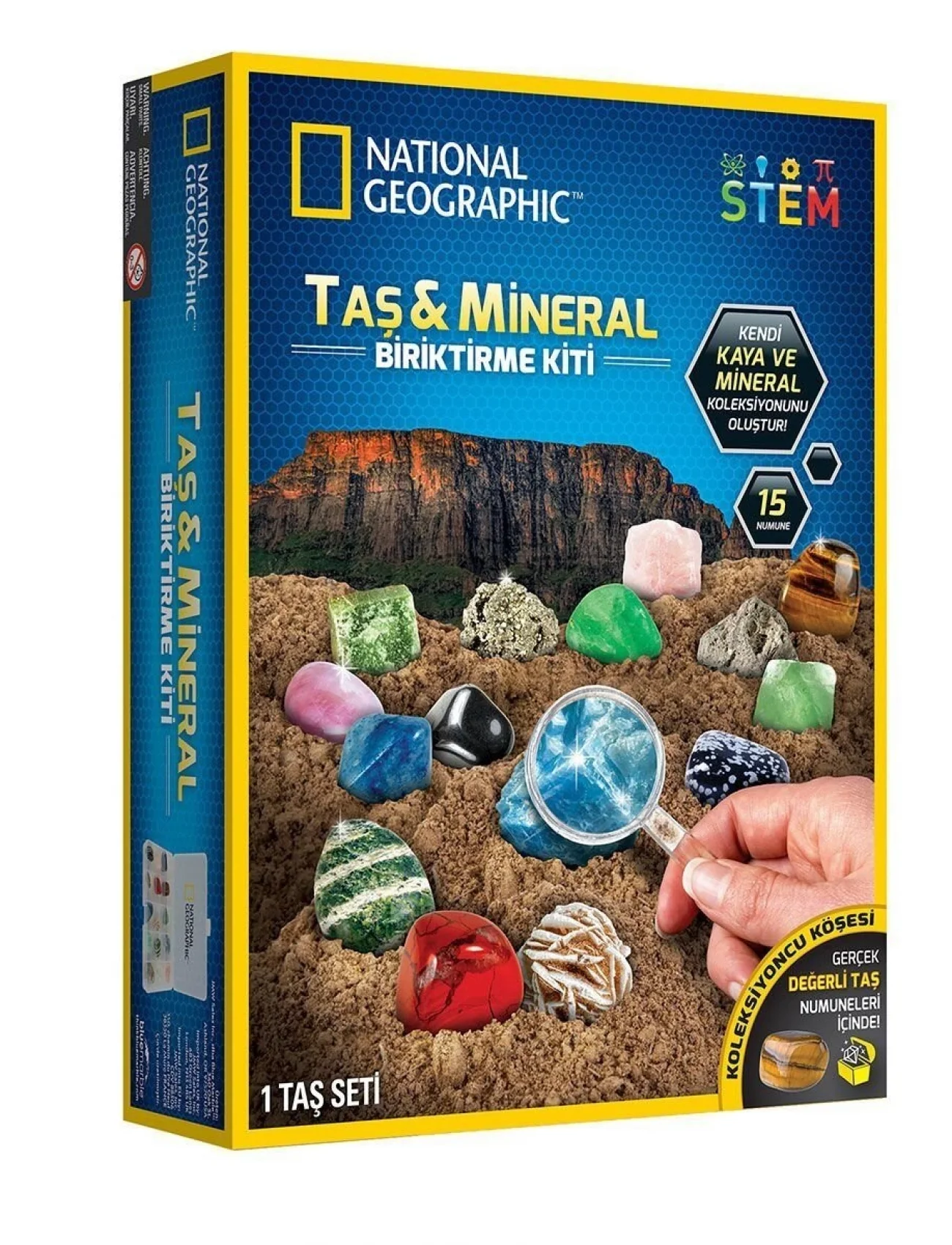 NAT03002 National Geographic Taş ve Mineral Biriktirme Kiti - RTNGRM15 +8 yaş