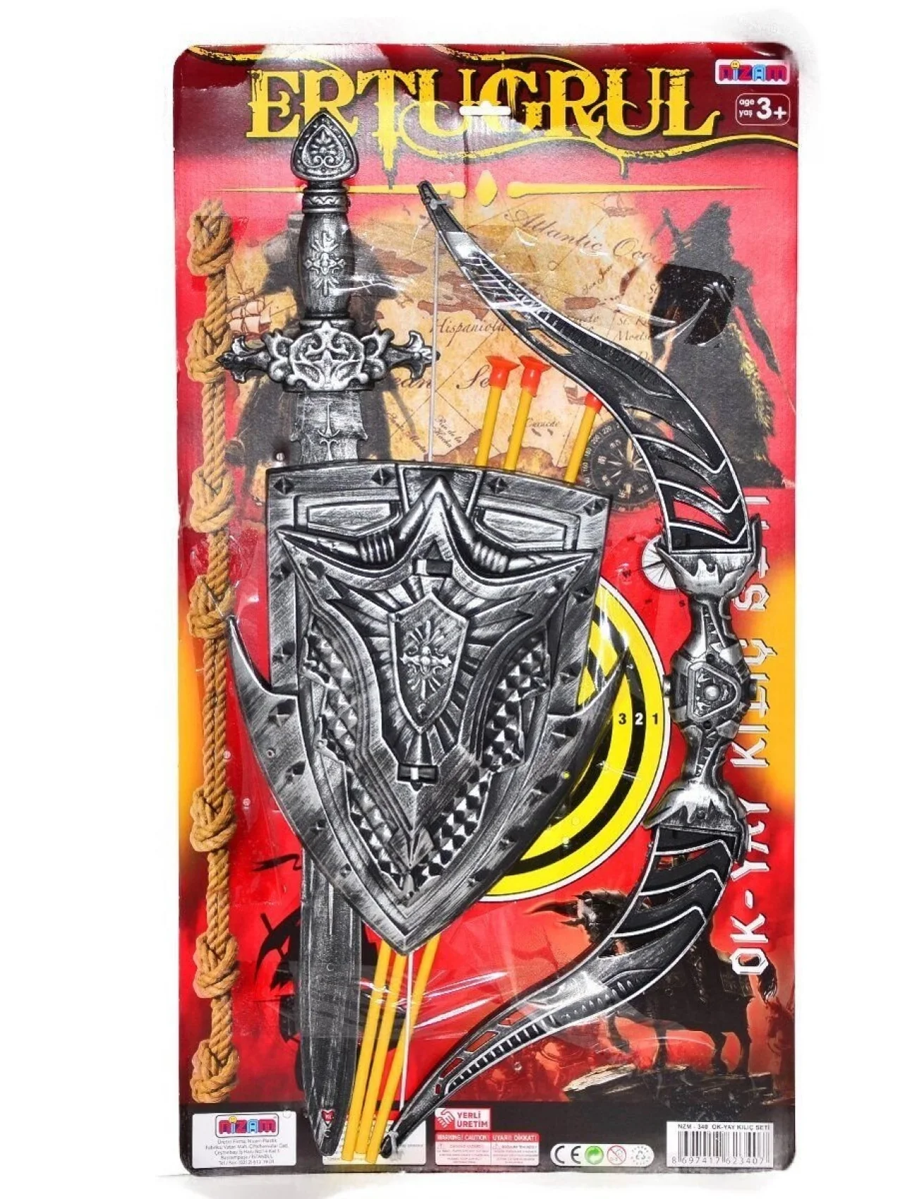 NZM-340 Ok Yay, Kılıç Seti -Nizam Plastik