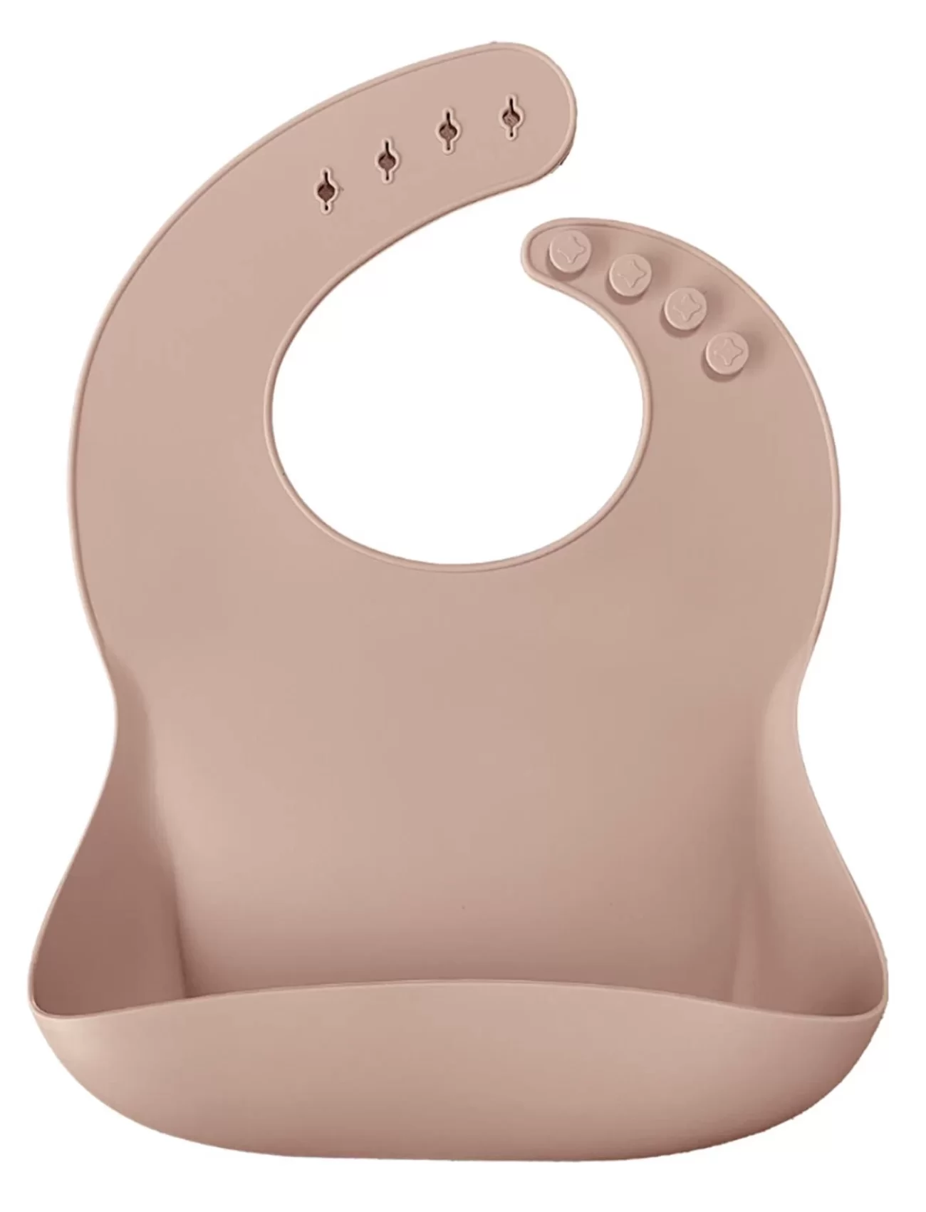 OiOi Basics Silikon Mama Önlüğü Bubble Beige