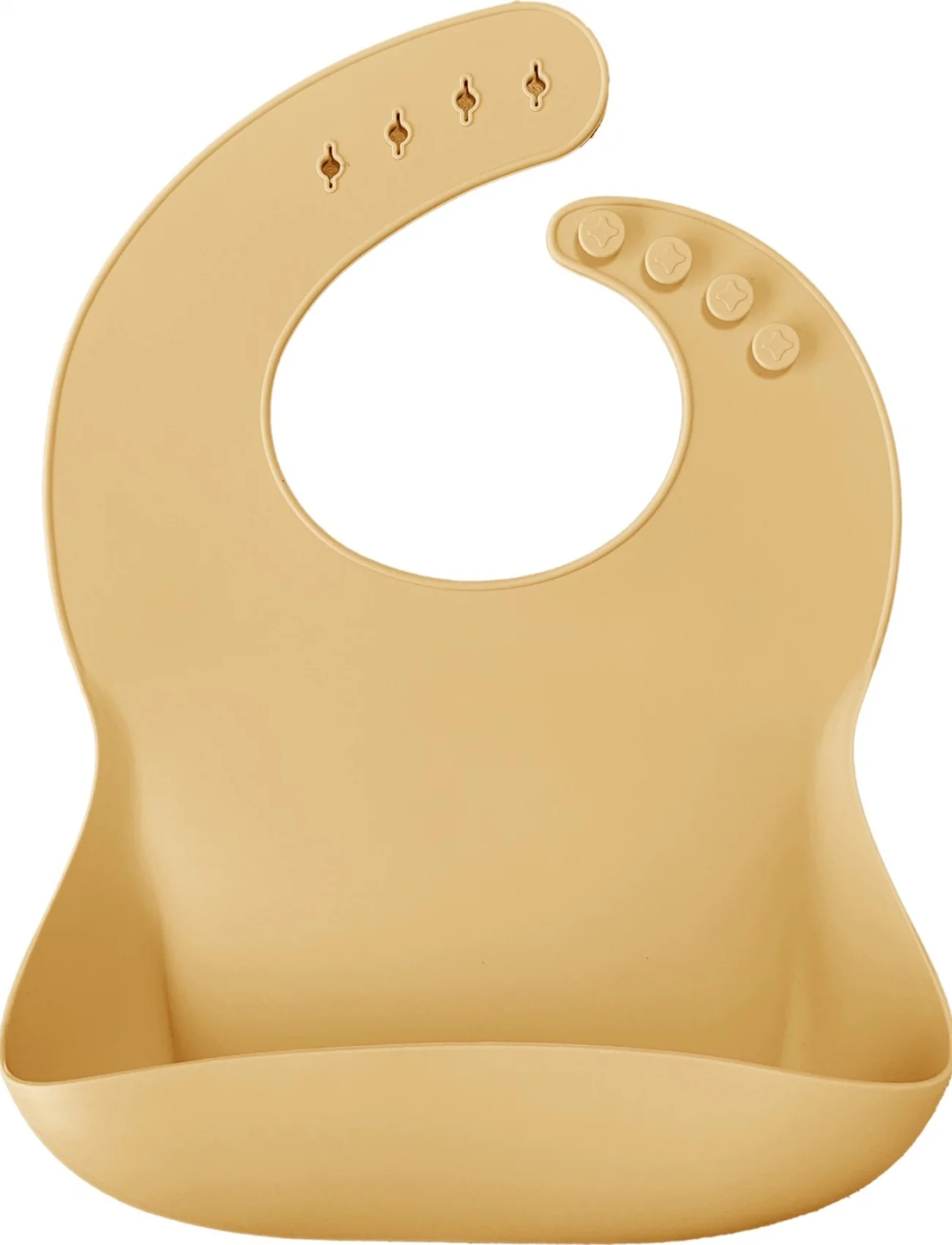 Oioi Basics Silikon Mama Önlüğü Mellow Yellow