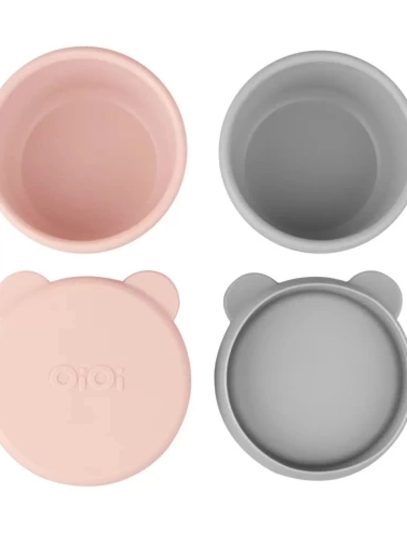 Oioi Kase Mini Bites Pinky Pink / Powder Grey