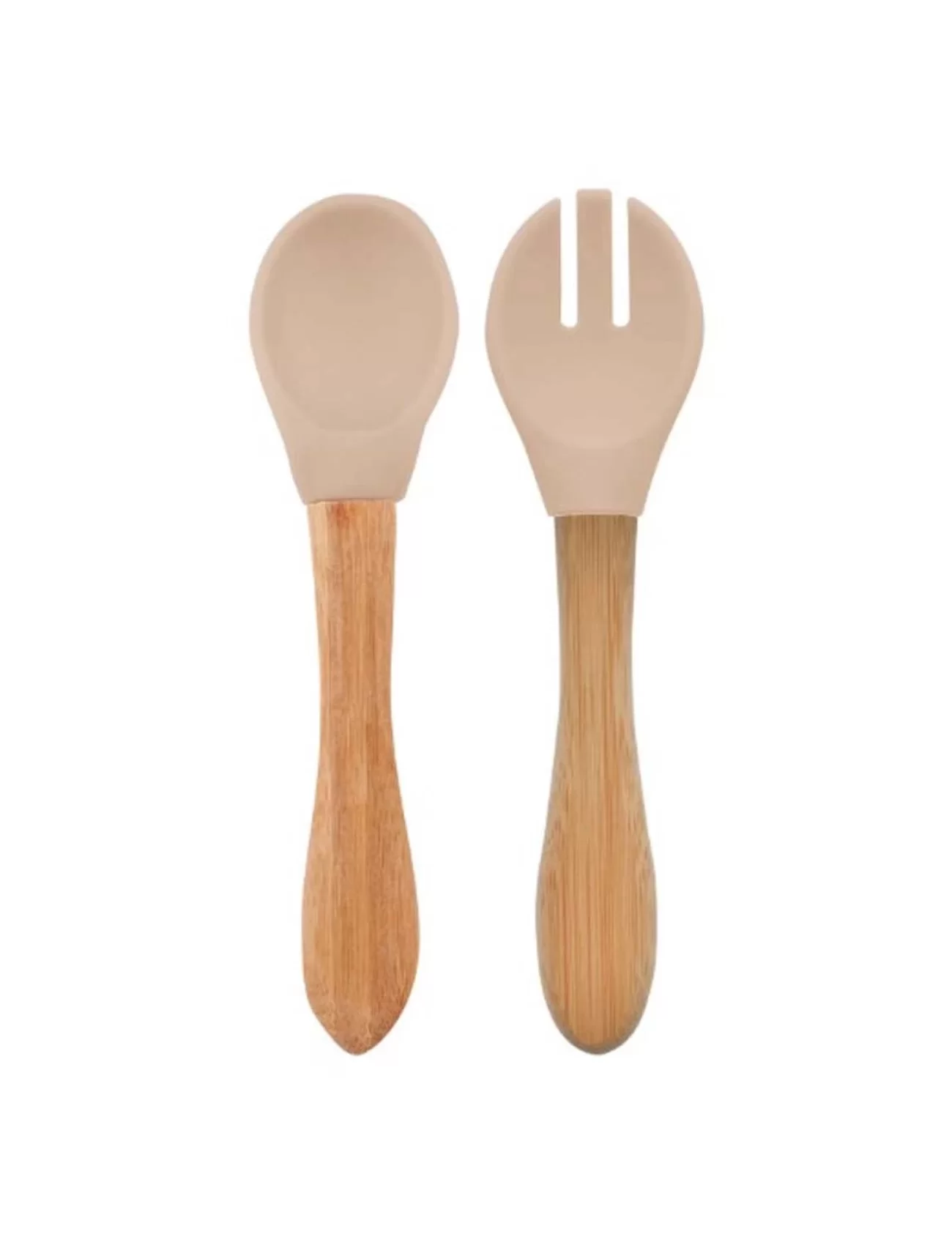Oioi Mama Kaşığı Ve Çatal Seti Bubble Beige