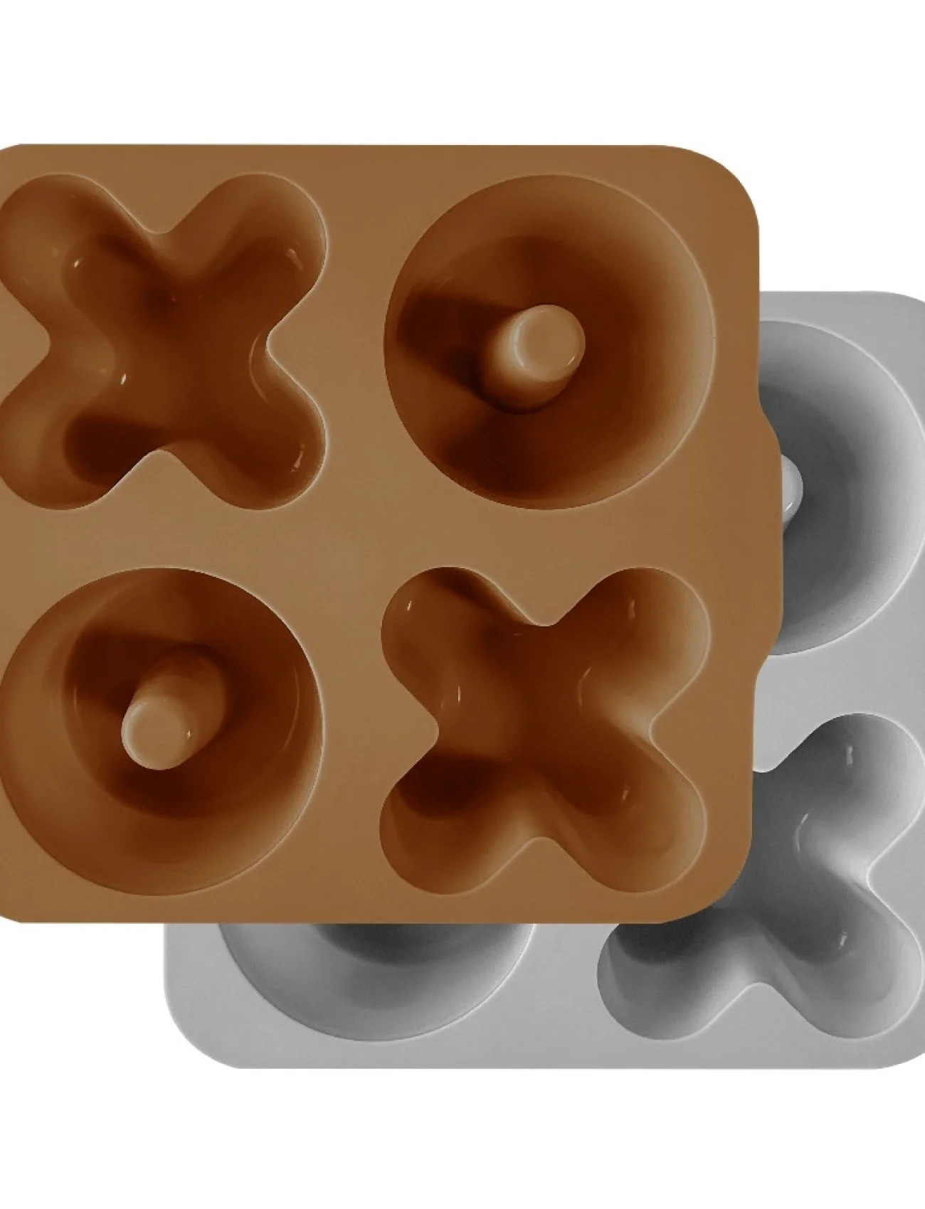 Oioi Xoxo Silikon Kek Kalıbı Woody Brown / Powder Grey