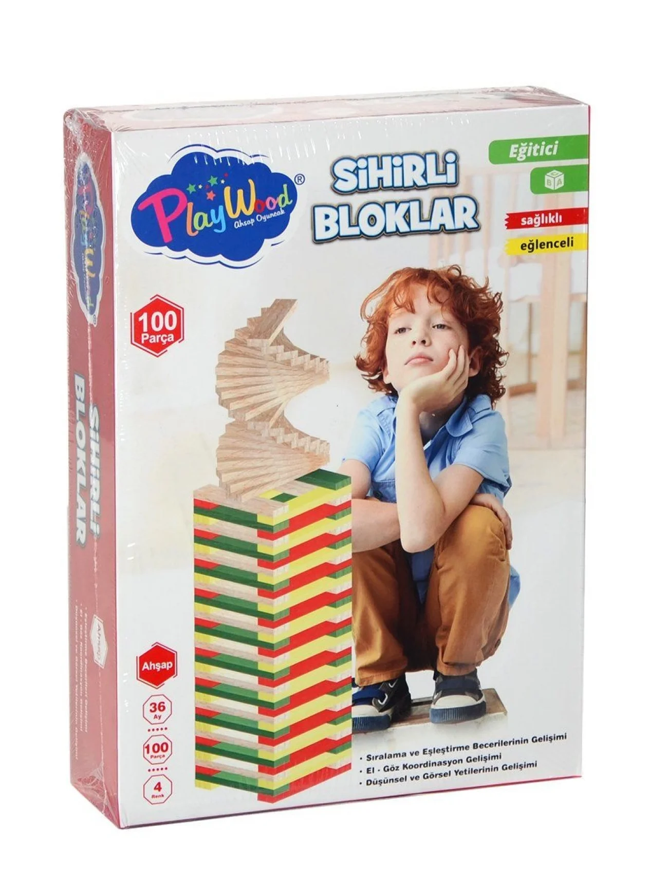 ONY-358	Ahşap 100 Parça Sihirli Bloklar