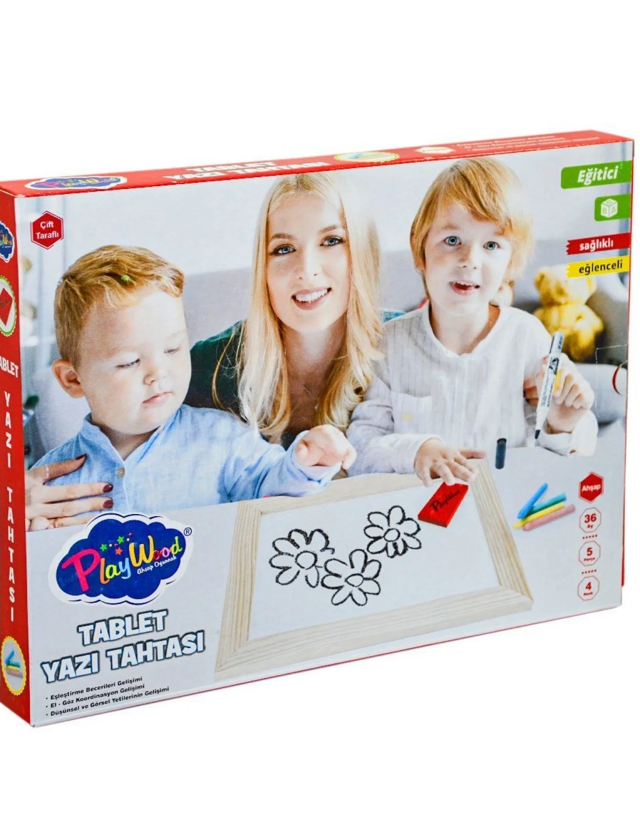 ONY-391 Ahşap Tablet Yazı Tahtası -Onyıl