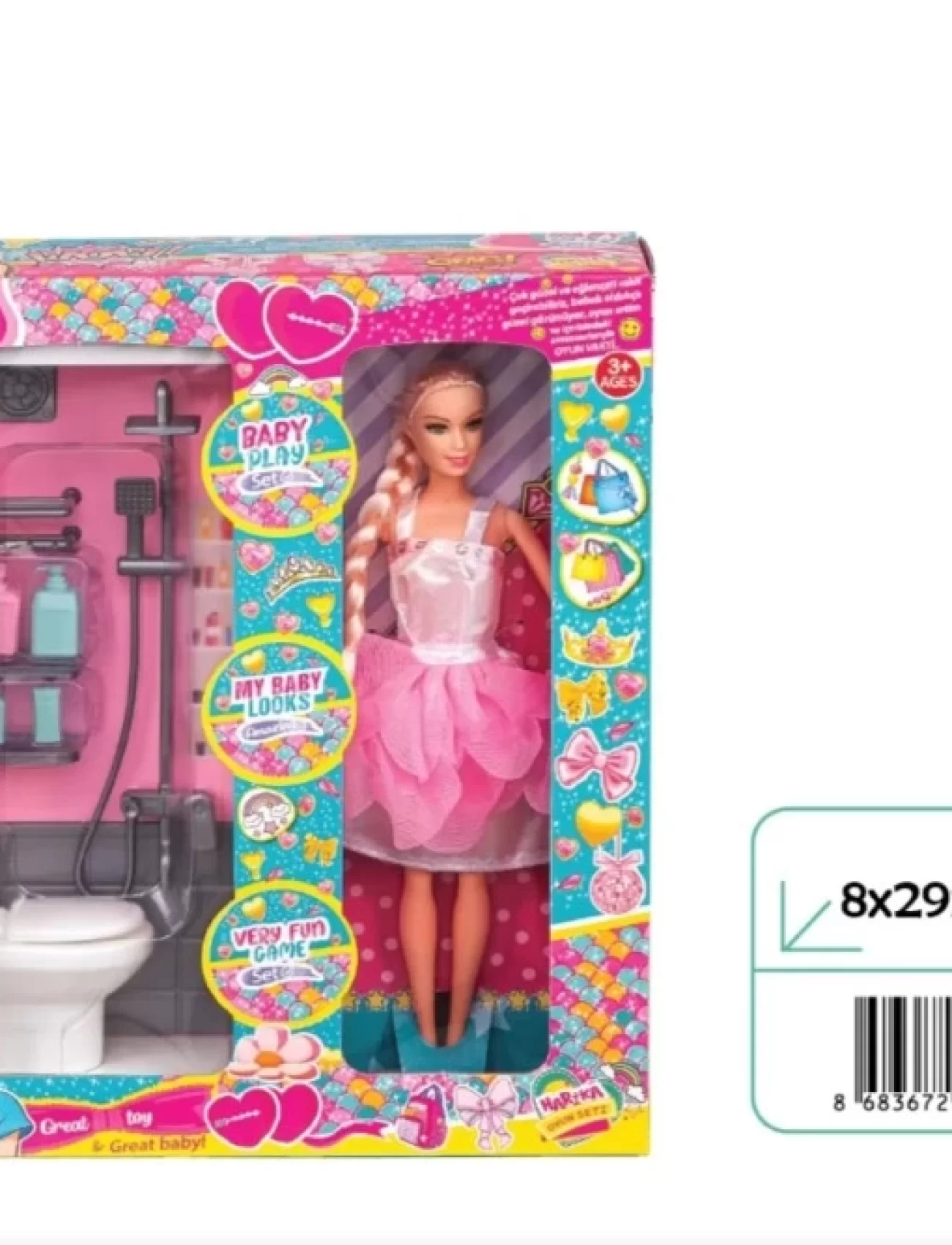 Oydaş Klozetli Banyo Bebekli 02387