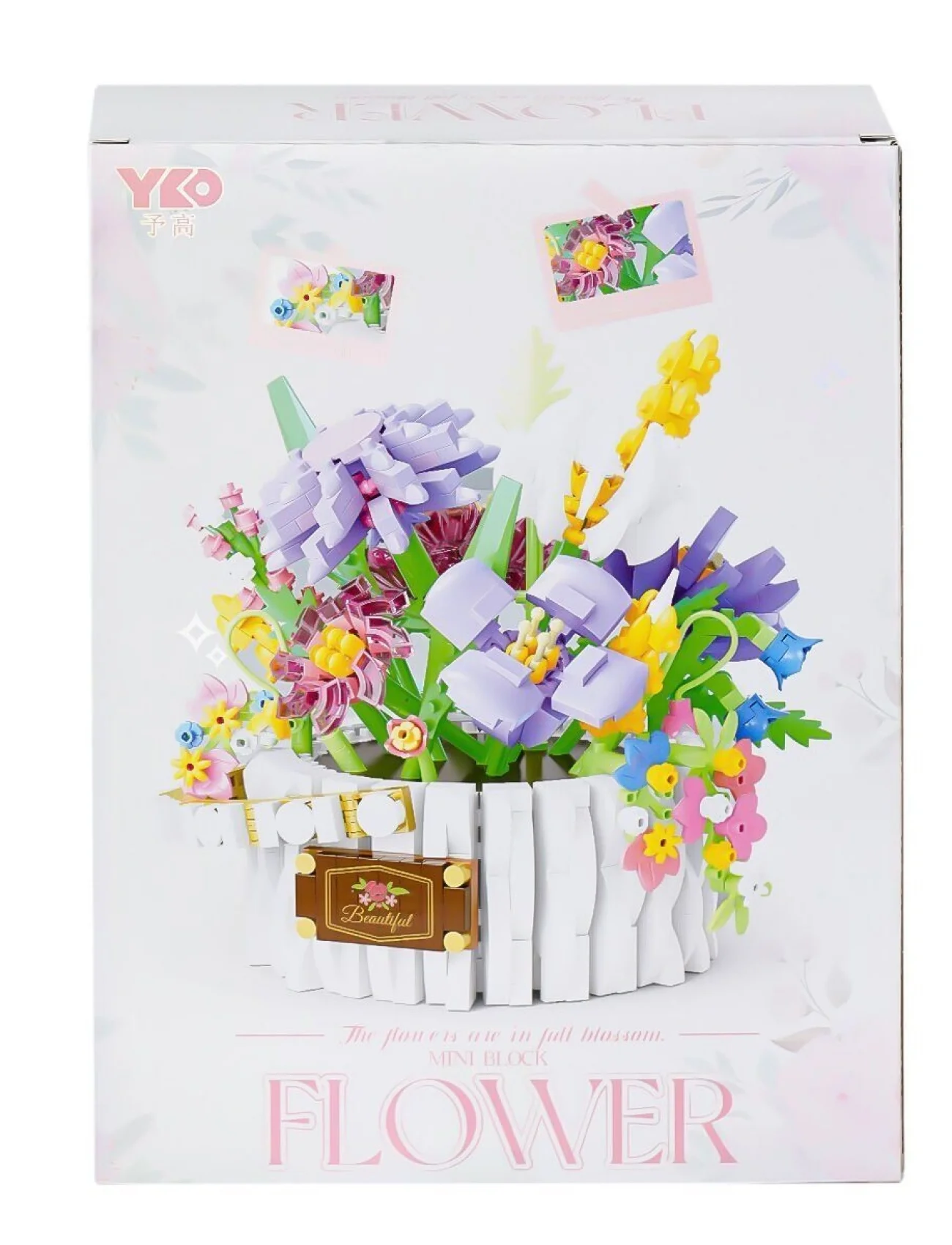 P1295 Panlos Çiçek Buketi 1466 Parça Blok Seti -Vagon life