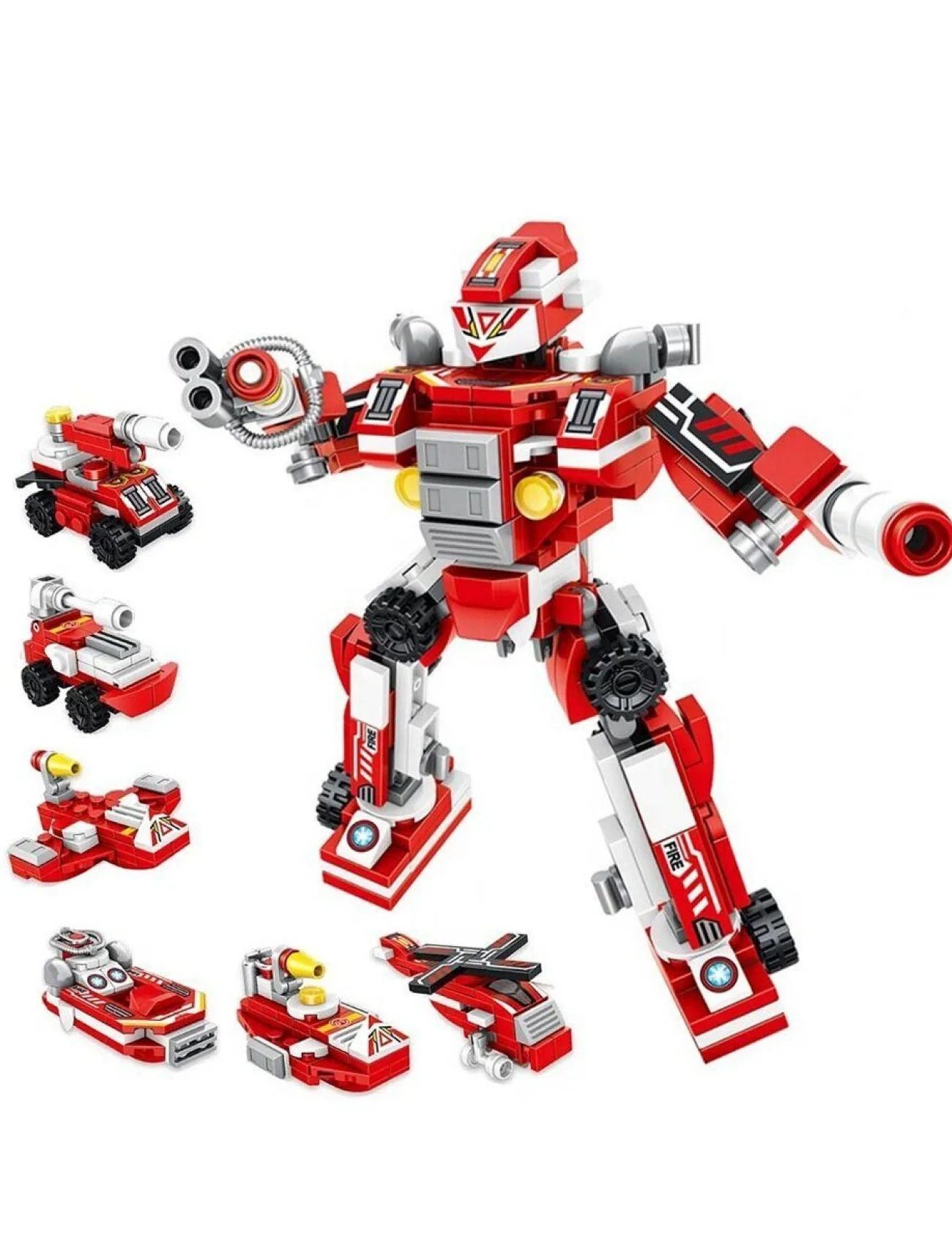 P605001 6 İN 1 KIRMIZI YUMURTA MODEL 45 PARÇA BLOCK OYUNCAK