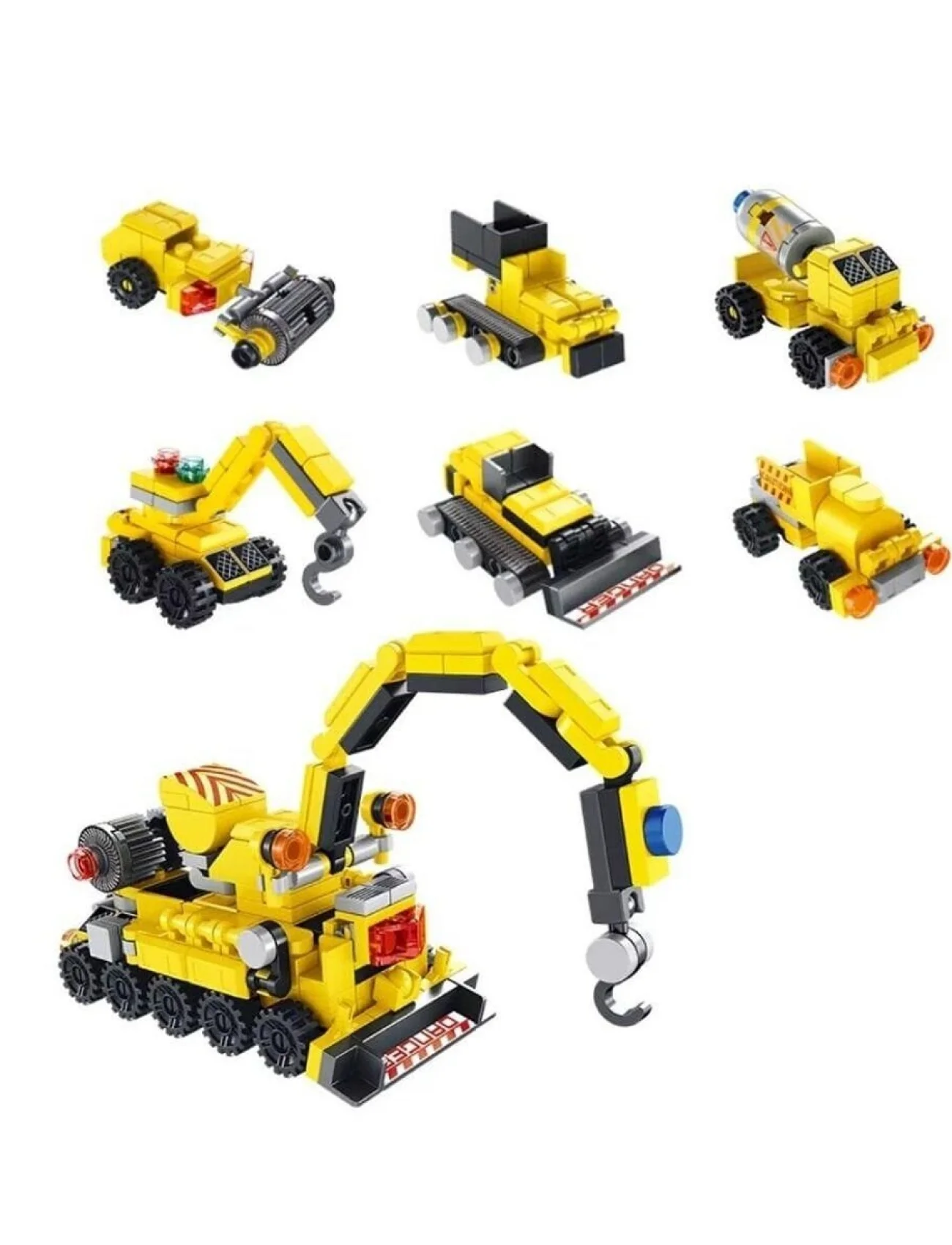 P605002 6 İN 1 SARI YUMURTA MODEL 45 PARÇA BLOCK OYUNCAK