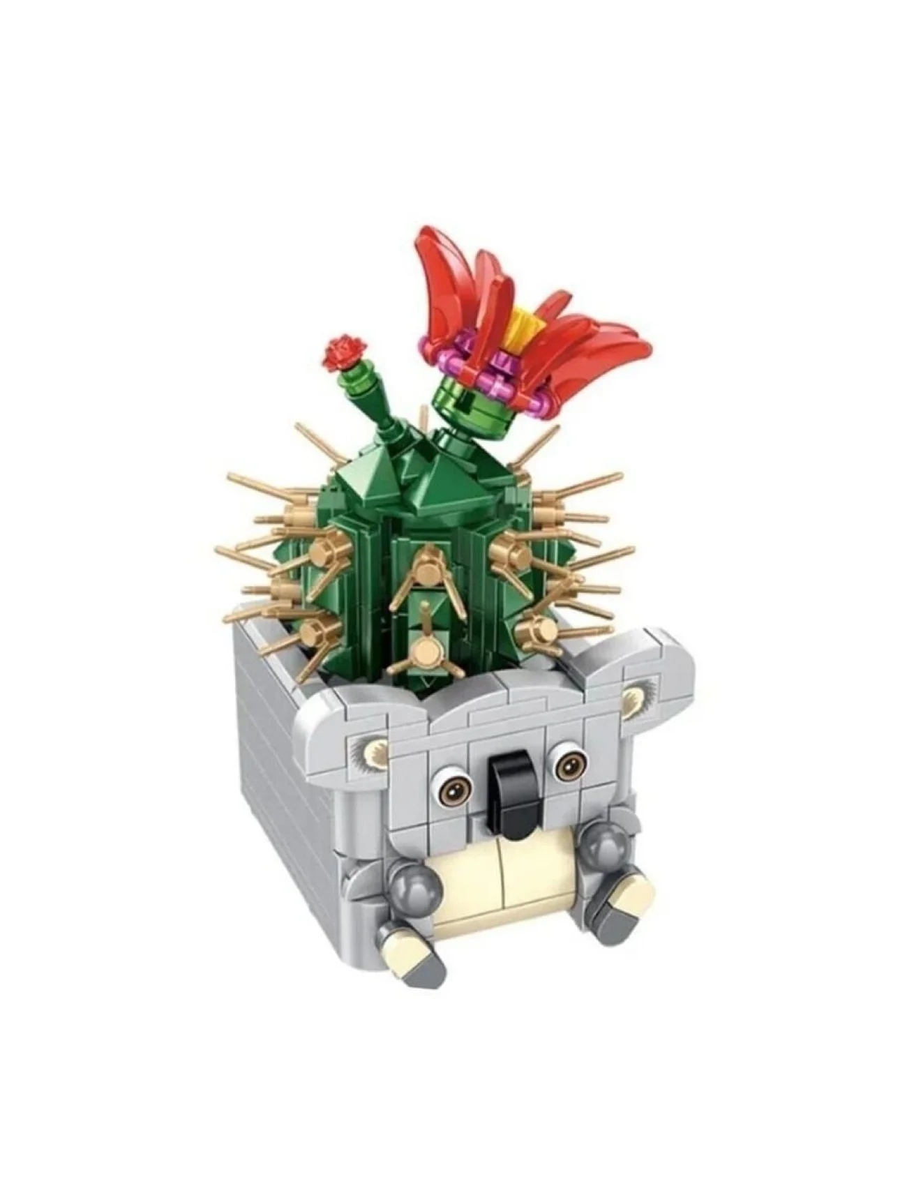 P655014 PANLOS HAYVAN SAKSILARI BUKET SETLERİ KOALA 297 PARÇA BLOCK OTYUNCAK