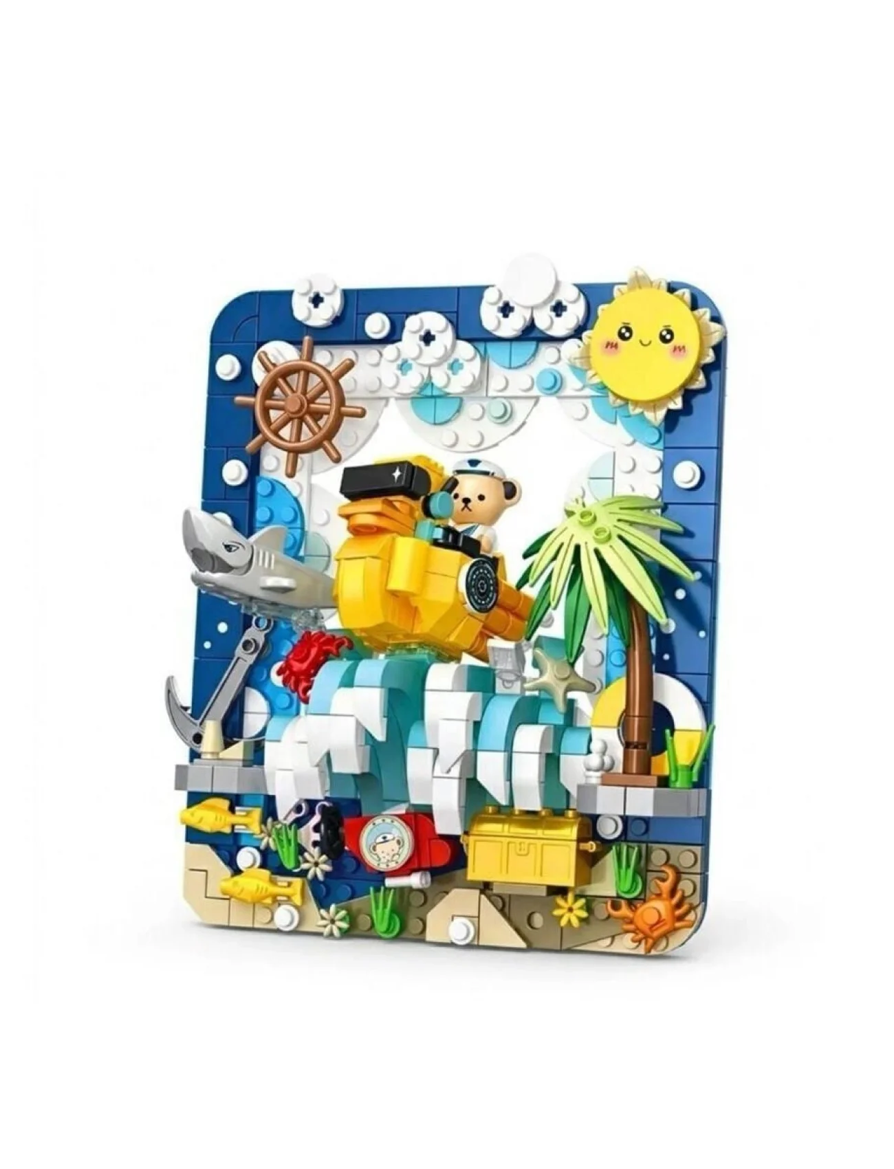 P881503 PANLOS TEDDY AYI RESİM 417 PARÇA BLOCK OYUNCAK