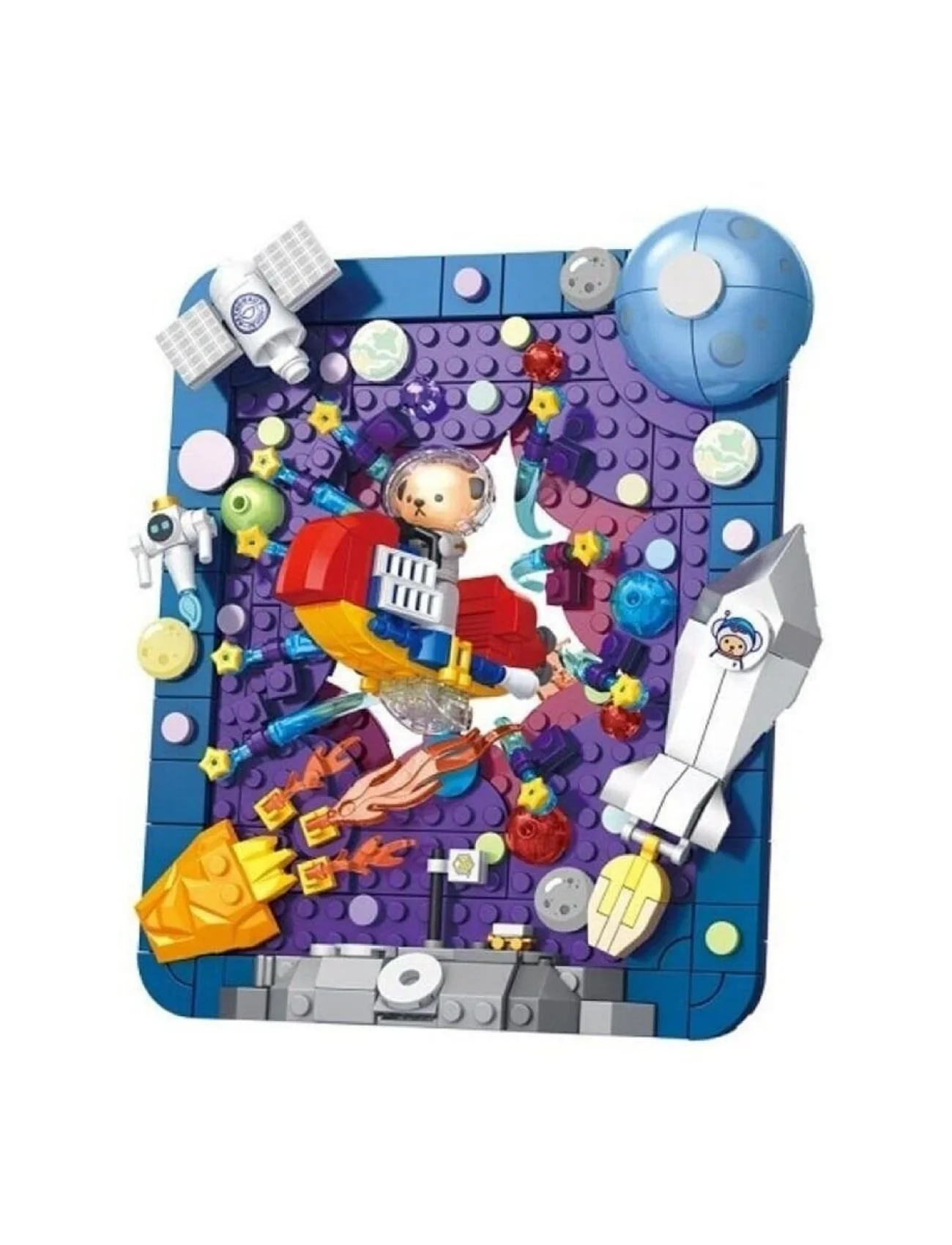 P881506 PANLOS TEDDY UZAY ARACI 368 PARÇA BLOCK OYUNCAK