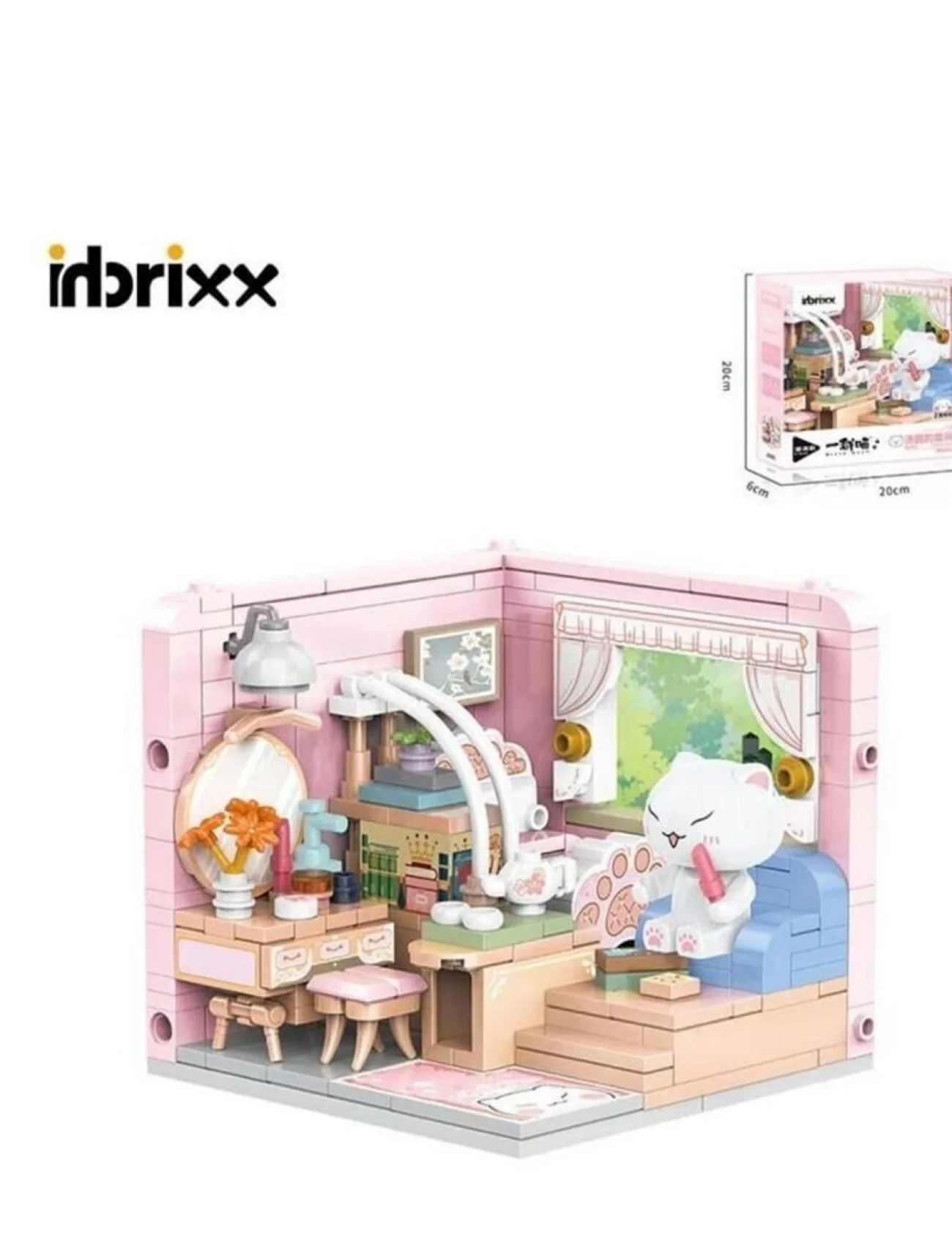 P885001 PANLOS KEDİ ODASI 287 PARÇA BLOCK OYUNCAK