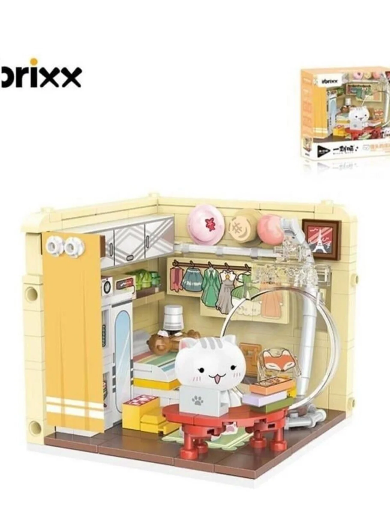 P885003 PANLOS KEDİ MUTFAK 252 PARÇA BLOCK OYUNCAK