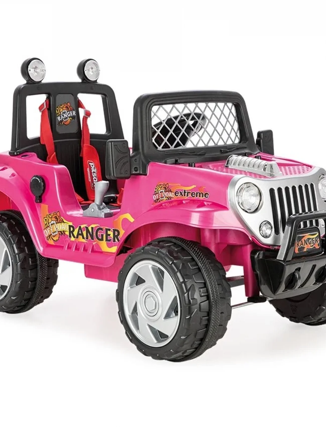 Pilsan Ranger Akülü Araba 12 Volt 05-107 Metalik Pembe