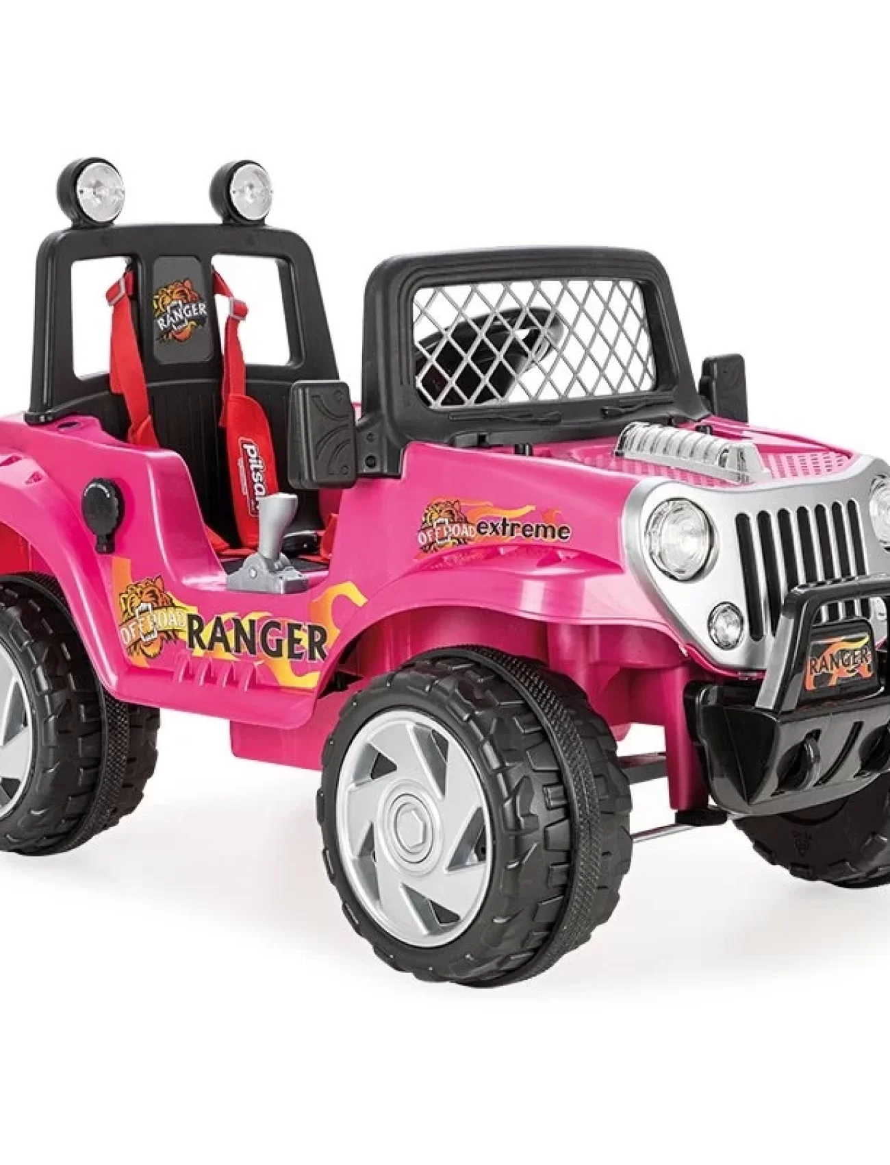 Pilsan Ranger Uzaktan Kumandalı Akülü Araba 12 Volt 05-107 Metalik Pembe