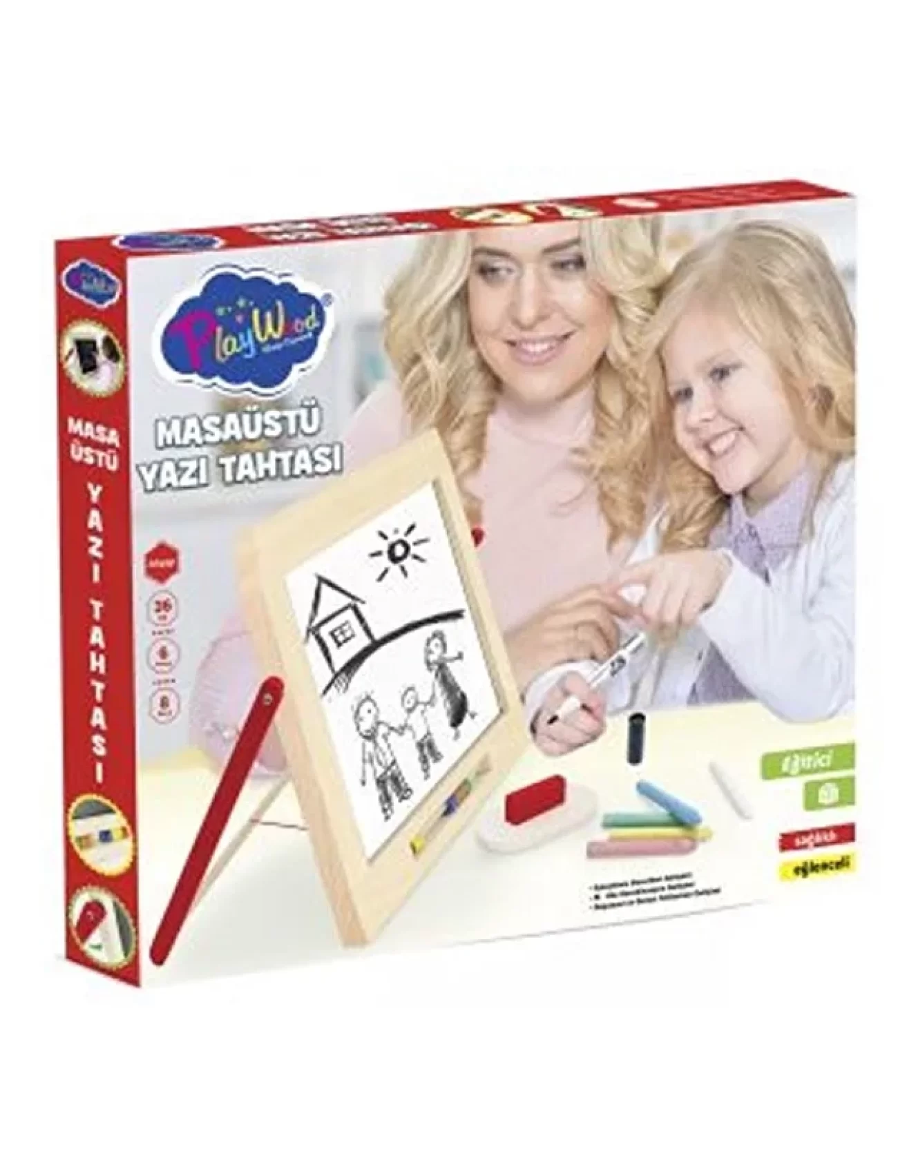 Playwood Ahşap Masa Üstü Yazı Tahtası 385