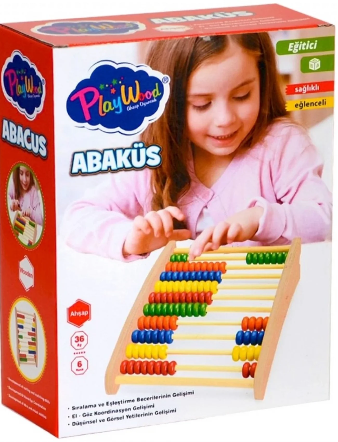 Playwood Kutuda Ahşap Abaküs 377