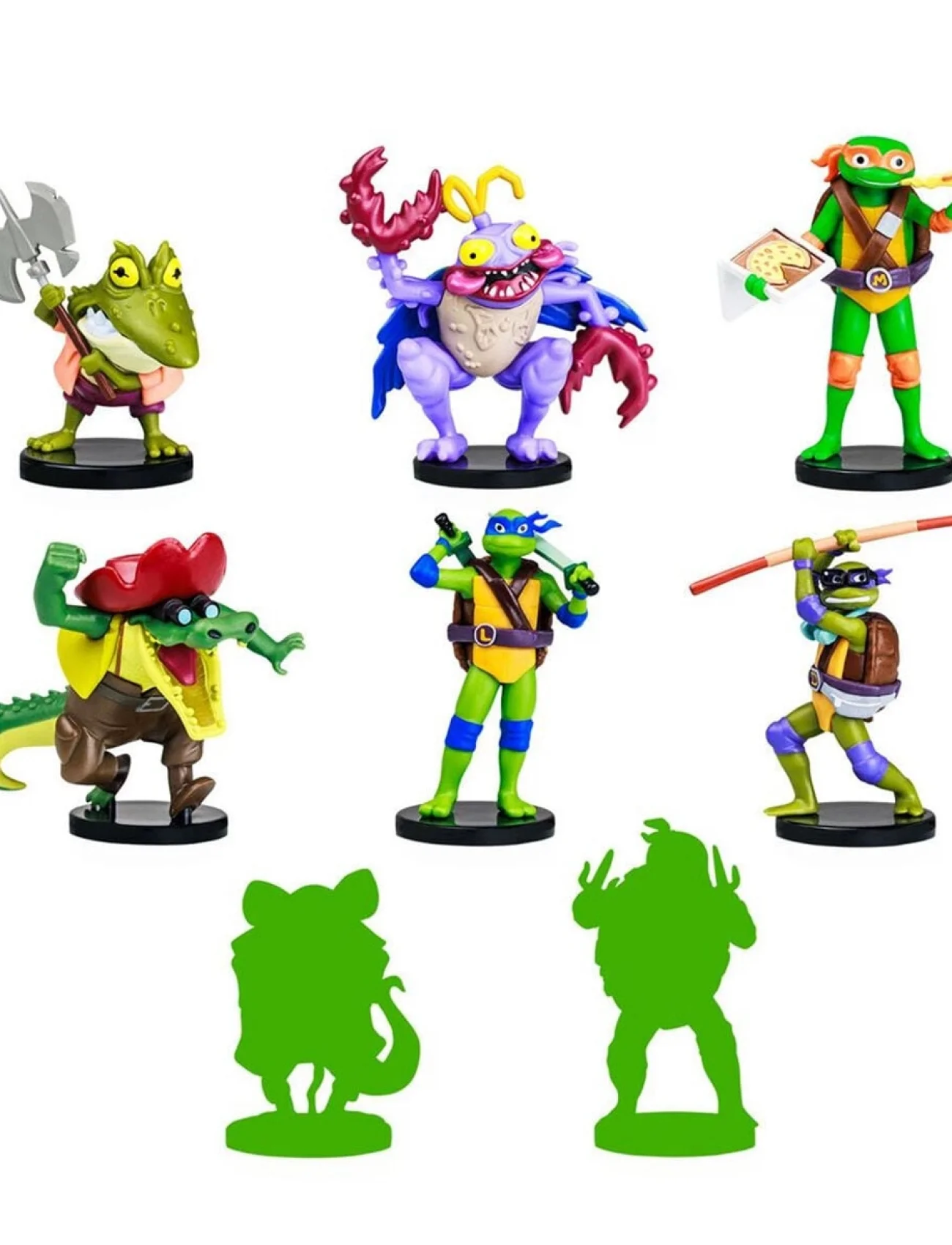 PMI NT2070 Ninja Turtles Toppeez 8li Figür Set Asorti