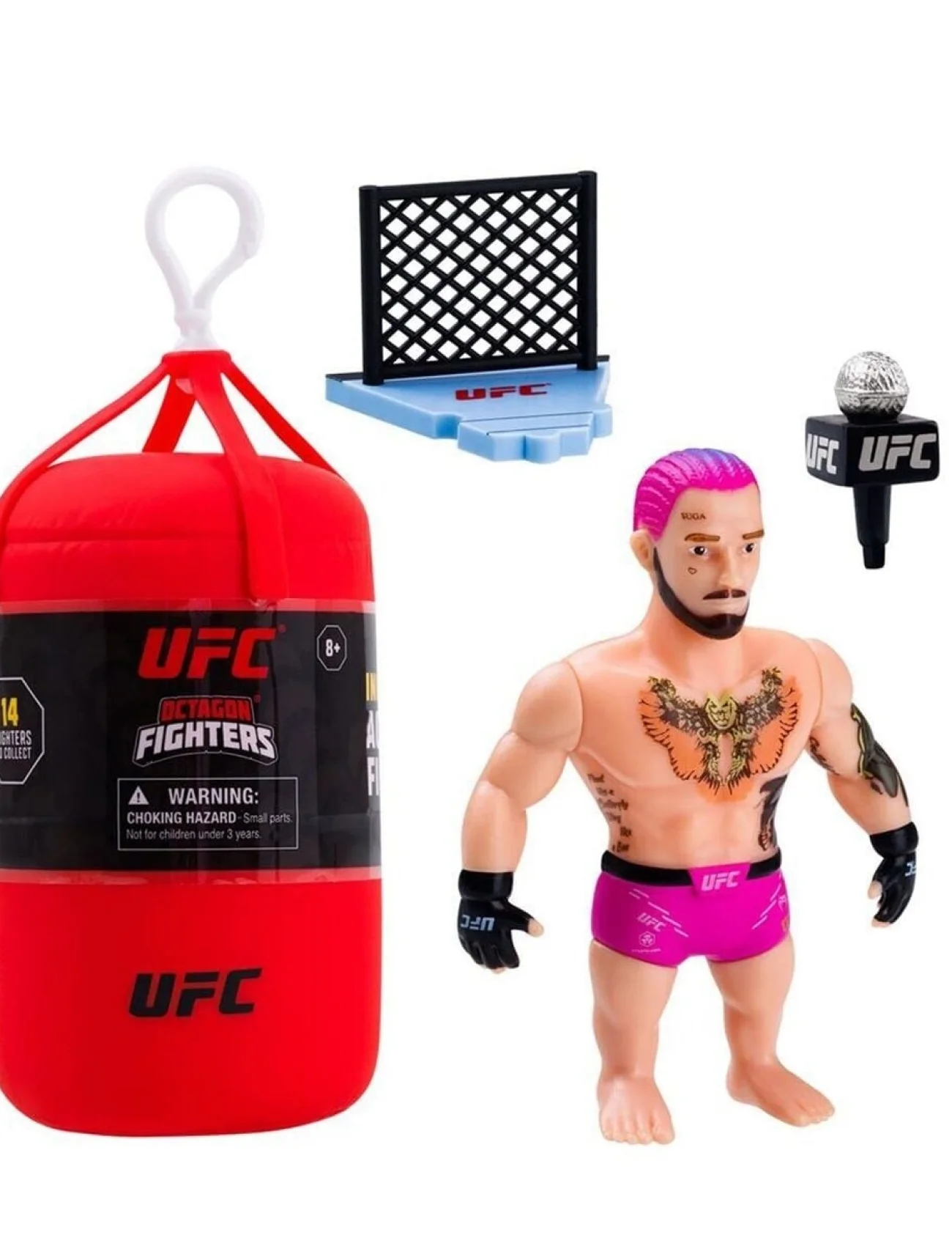 PMI/UFC9000 UFC Kafes Dövüşçüleri Boks Torbası Sürpriz Kapsül 12li Display