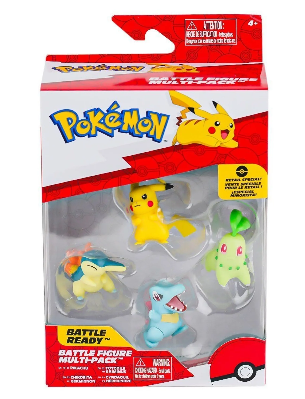 POK PKW2578 Pokemon Battle 4 lü Figür Seti