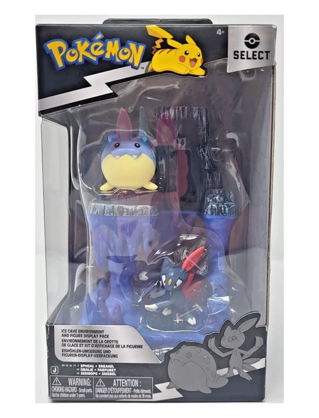 POK PKW2766-A Pokemon Select Seri Tasarım Mekan ve Figür Seti Asorti