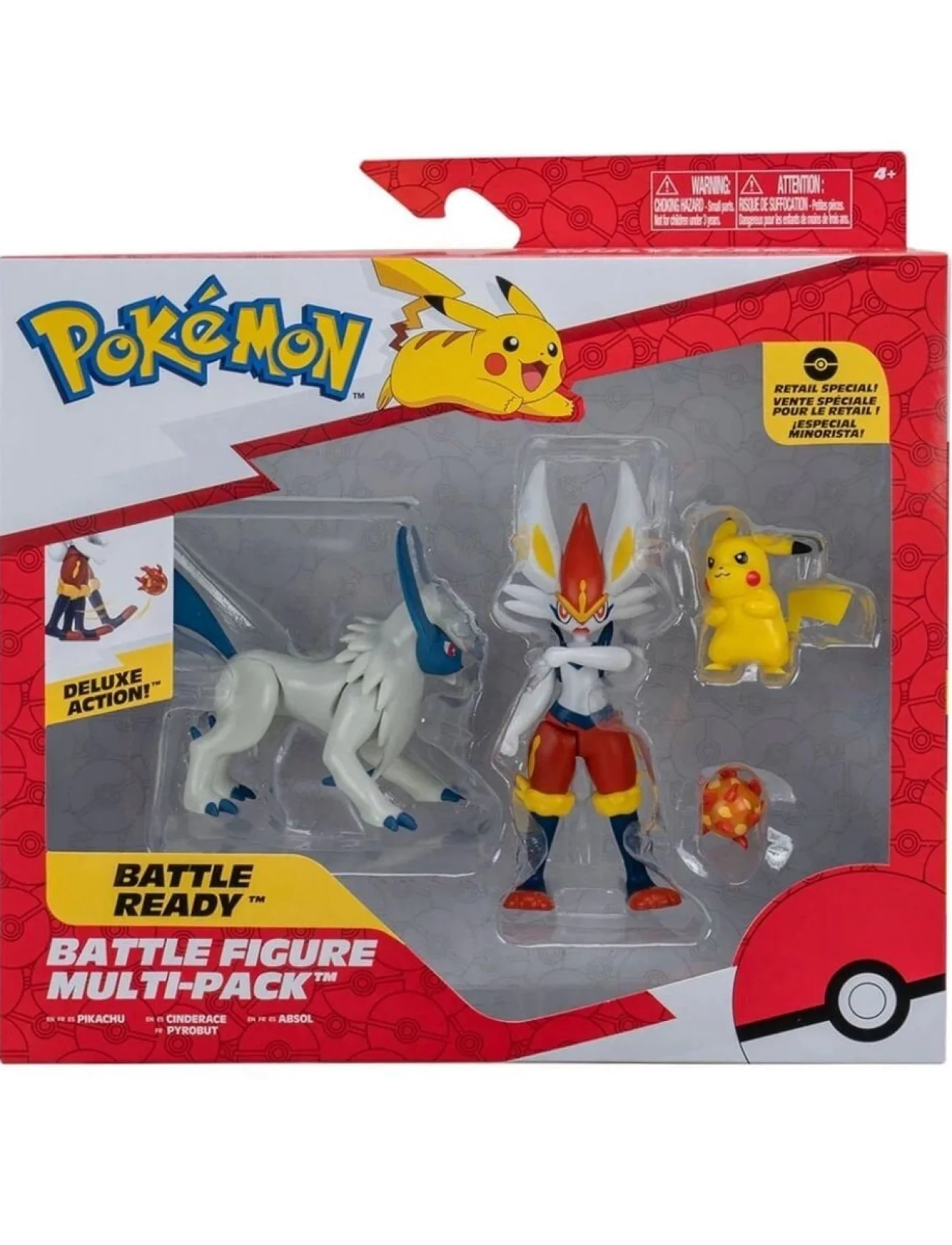 POK PKW2979 Pokemon Battle Aksiyon Figür ve Figür 4lü set