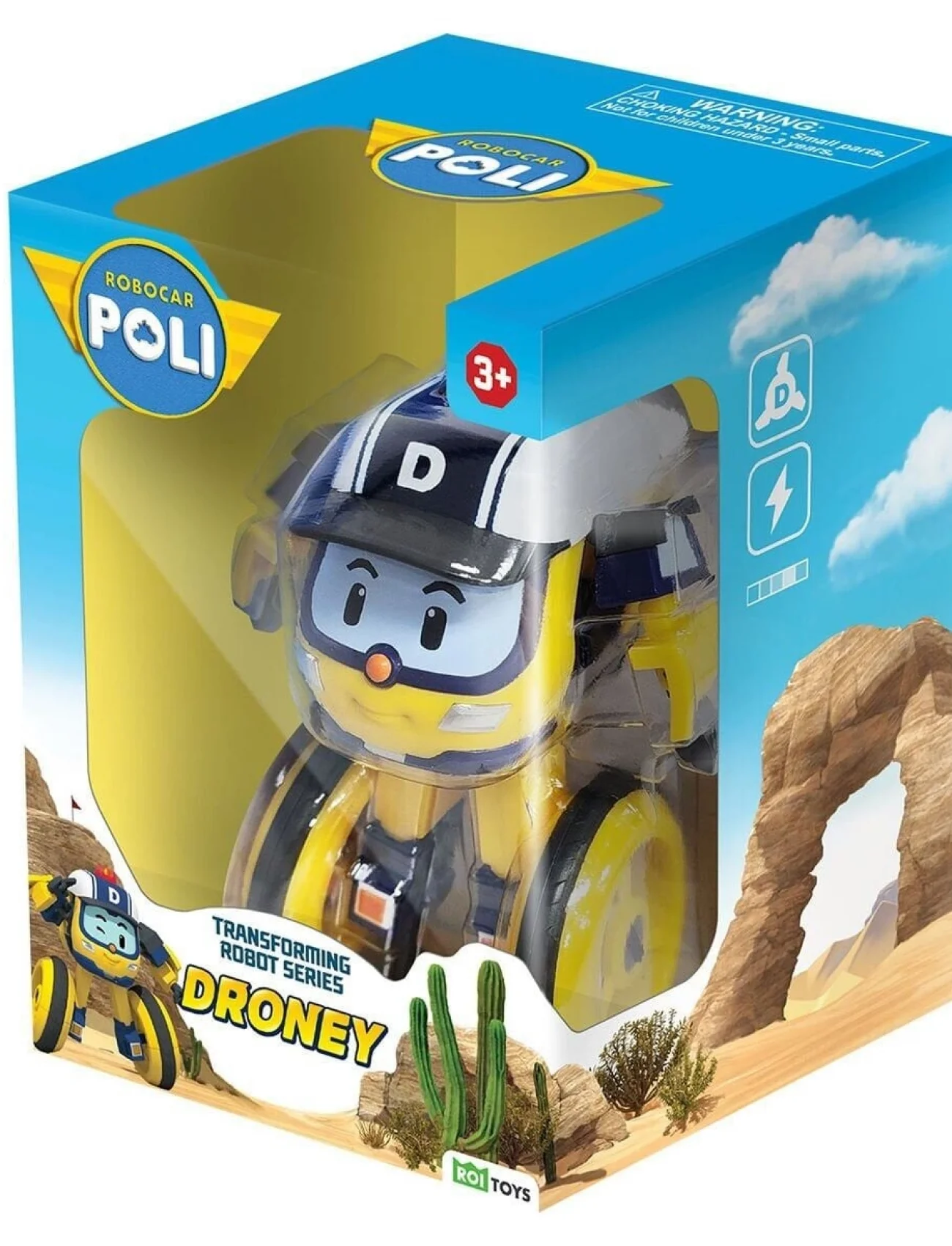 POLI MRT-0656 Robocar Transforming Robot Figür Droney -Necotoys