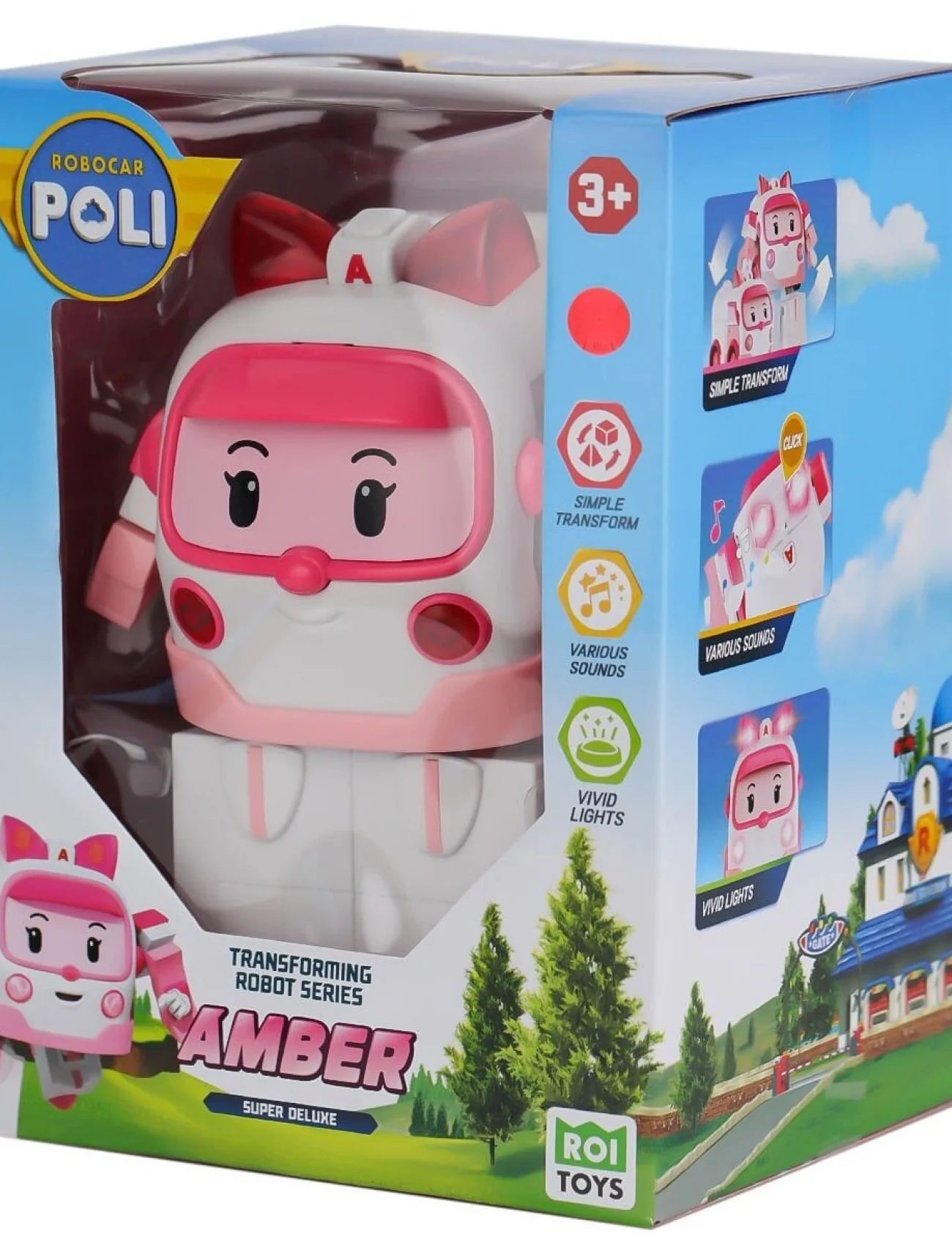 POLI MRT-687 ROBOCAR POLİ BÜYÜK TRANSFORMİNG ROBOT AMBER SESLİ VE IŞIKLI