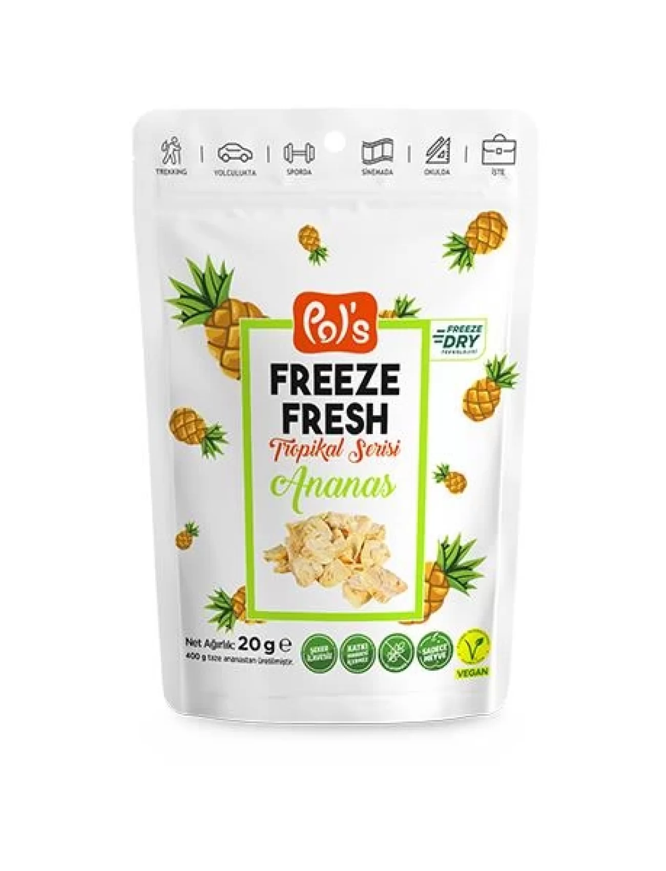 Pol’s Freeze Fresh Ananas 20 G