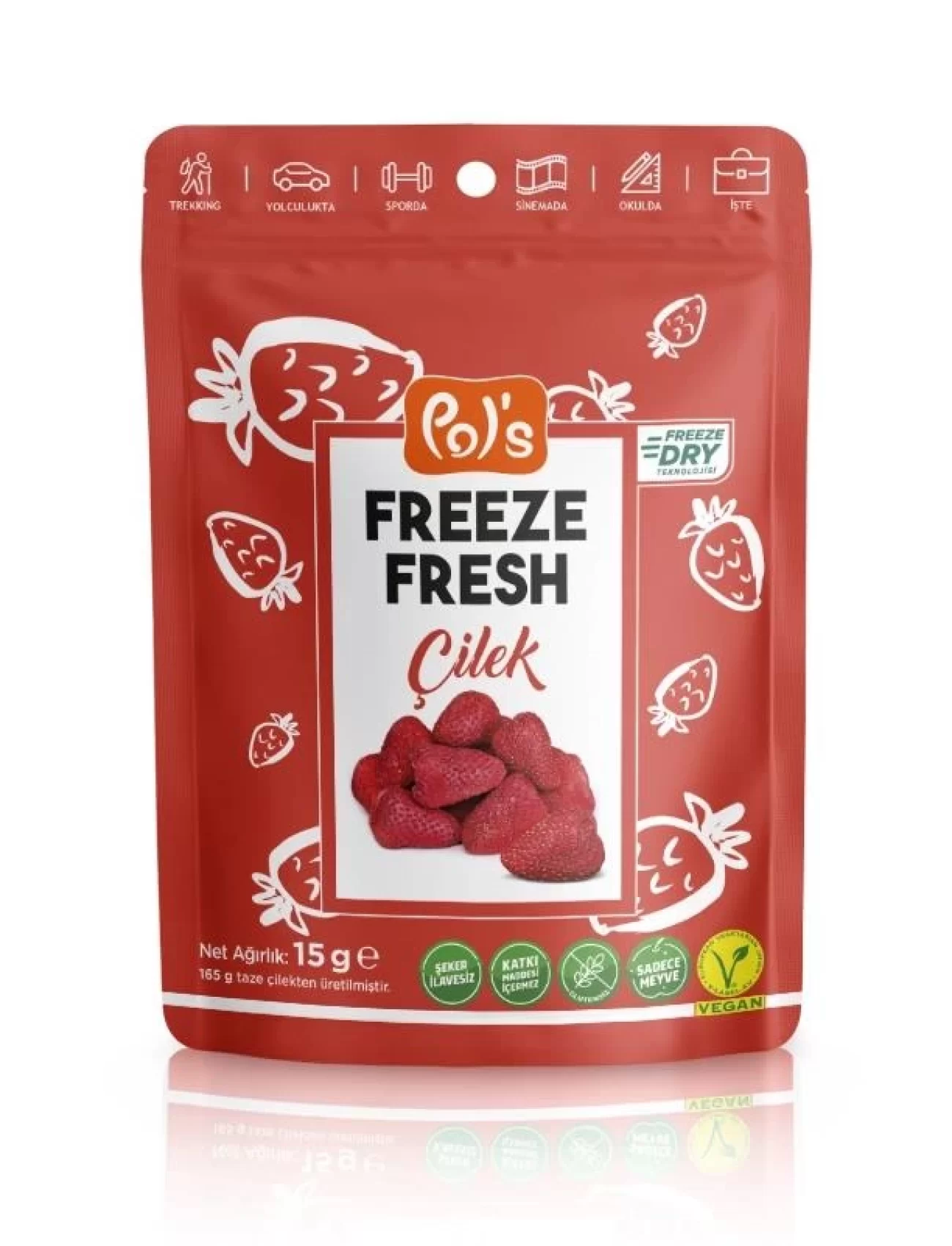 Pol’s Freeze Fresh Çilek 15 Gr