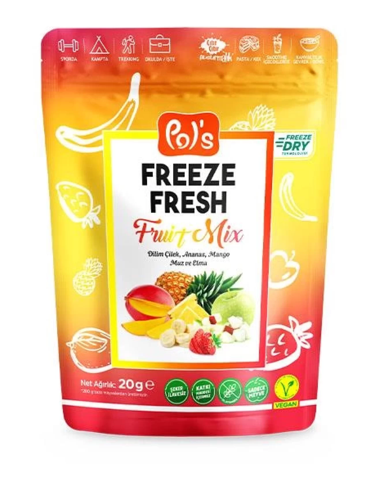 Pol’s Freeze Fresh Fruit Mix 20 Gr