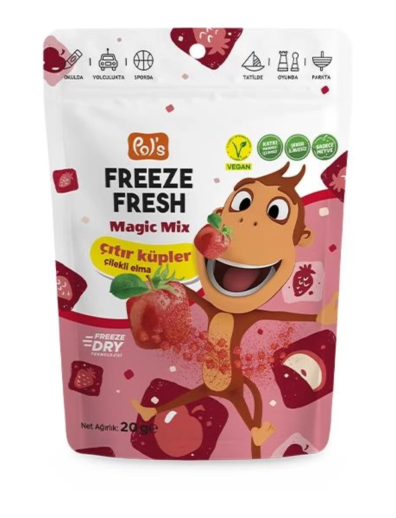 Pol’s Freeze Fresh Kukuli Magic Mix Çıtır Küp 20g