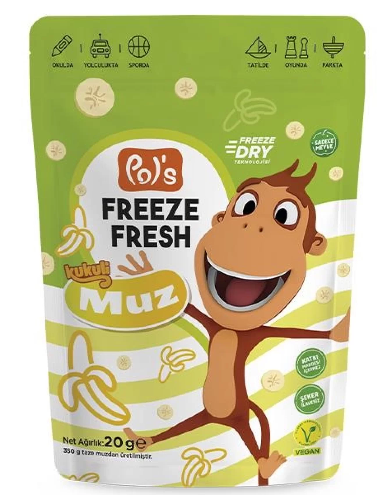 Pol’s Freeze Fresh Kukuli Muz 20 Gr