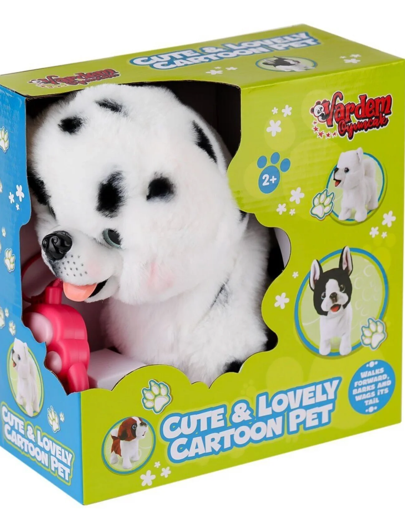 PR66022-25 Yürüyen Tasmalı Peluş Köpek