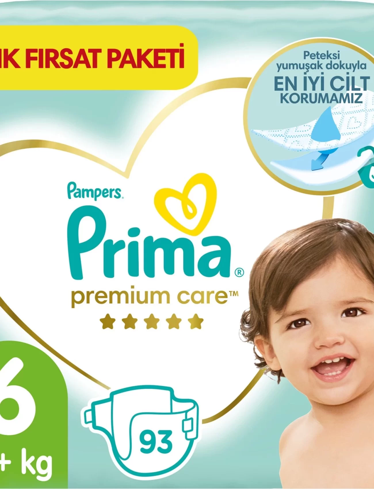 Prima Premium Care Aylık Fırsat Paketi 6 Beden 93 Adet