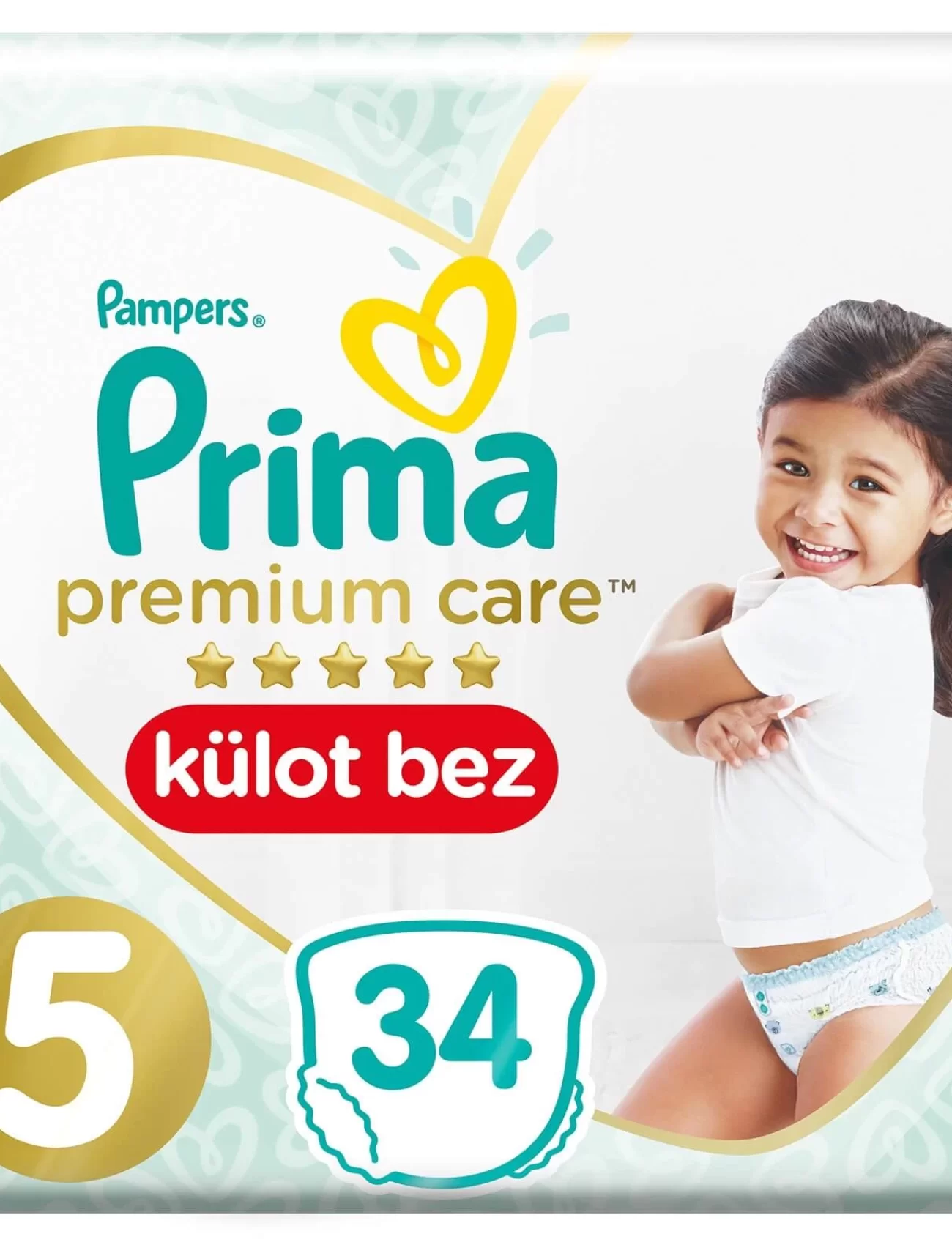 Prima Premium Care Külot Bebek Bezi 5 Beden 34 Adet