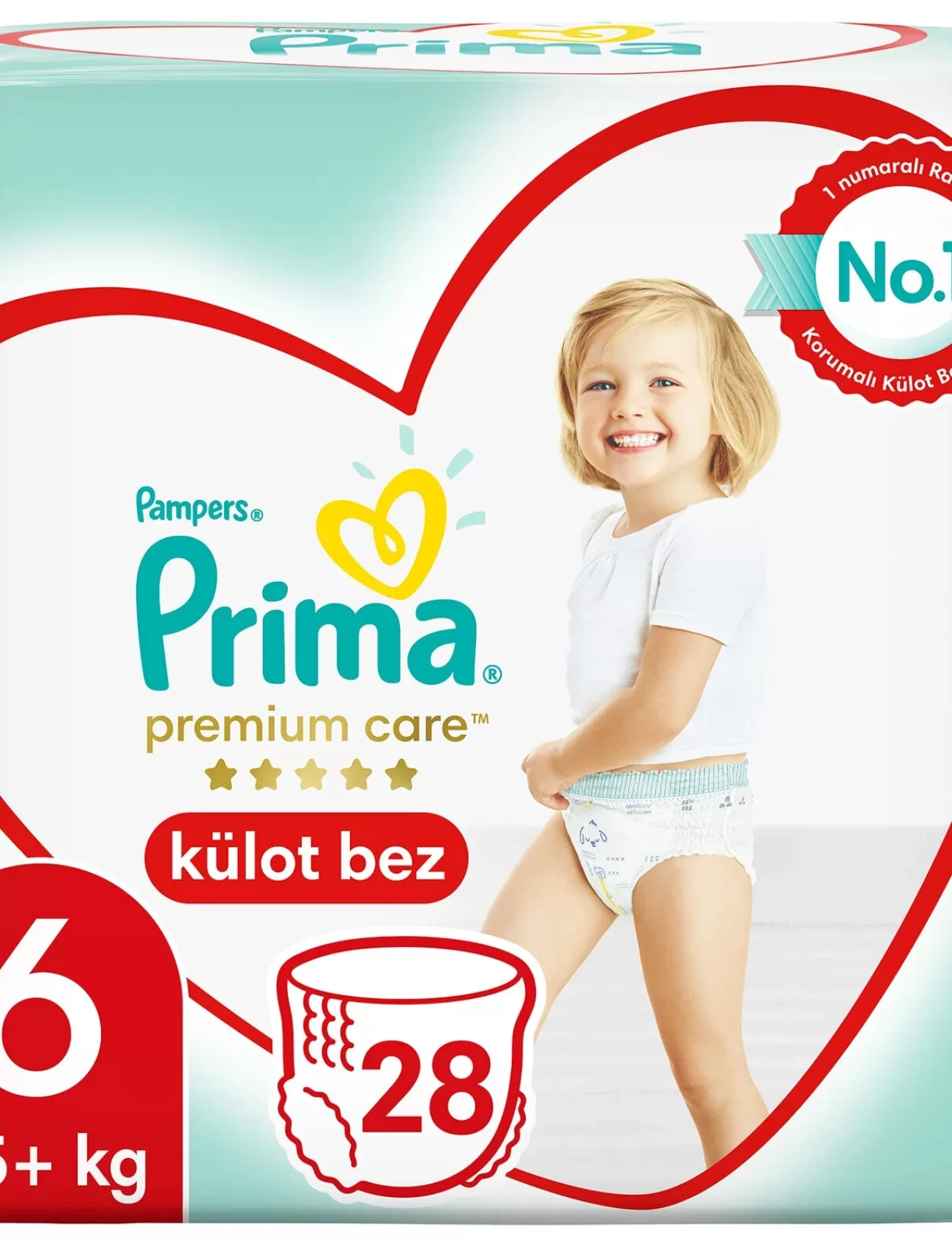 Prima Premium Care Külot Bebek Bezi 6 Beden 28 Adet