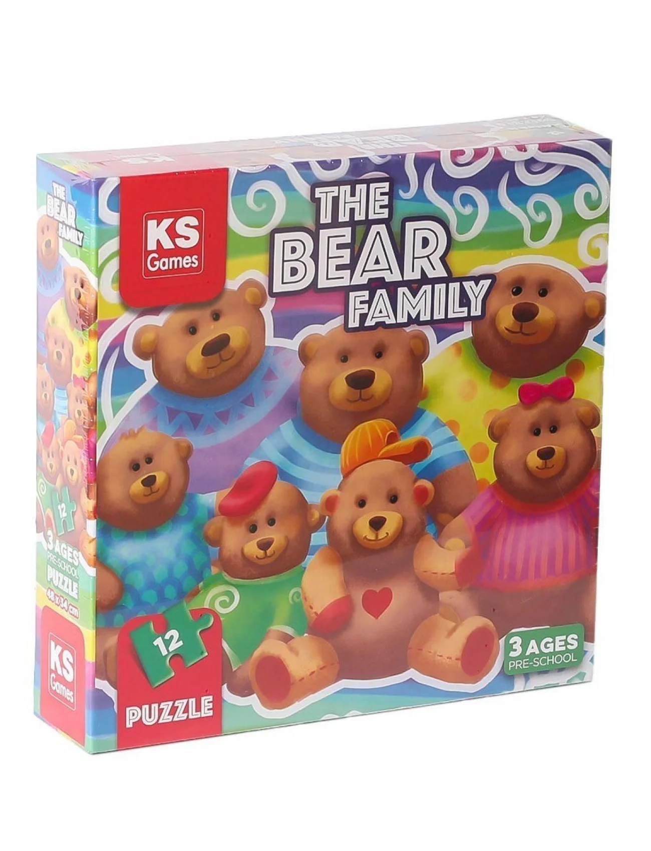 PRS 32705 The Bear Family Pre School Puzzle -KSPuzzle