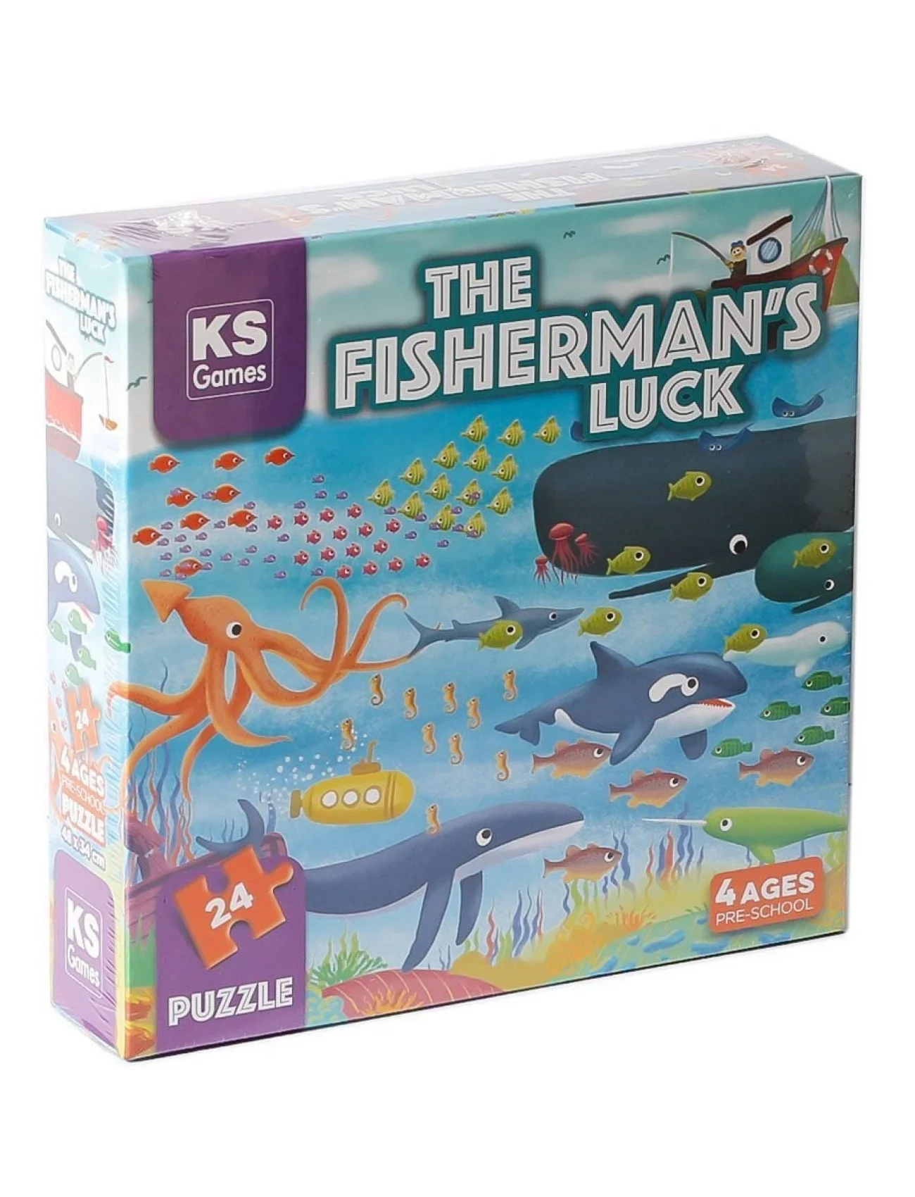 PRS 32708 The Fisherman Sluck Pre School Puzzle -KS Puzzle