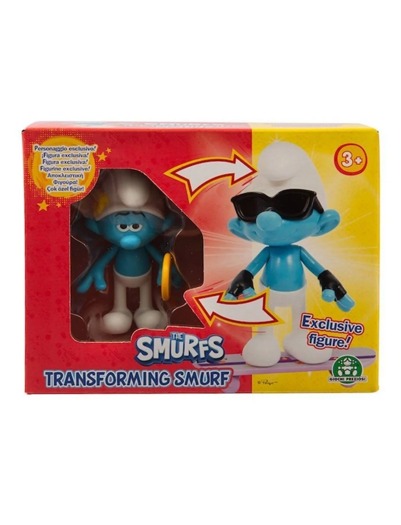 PUF23000 Şirinler Dönüşen 10 cm Figür