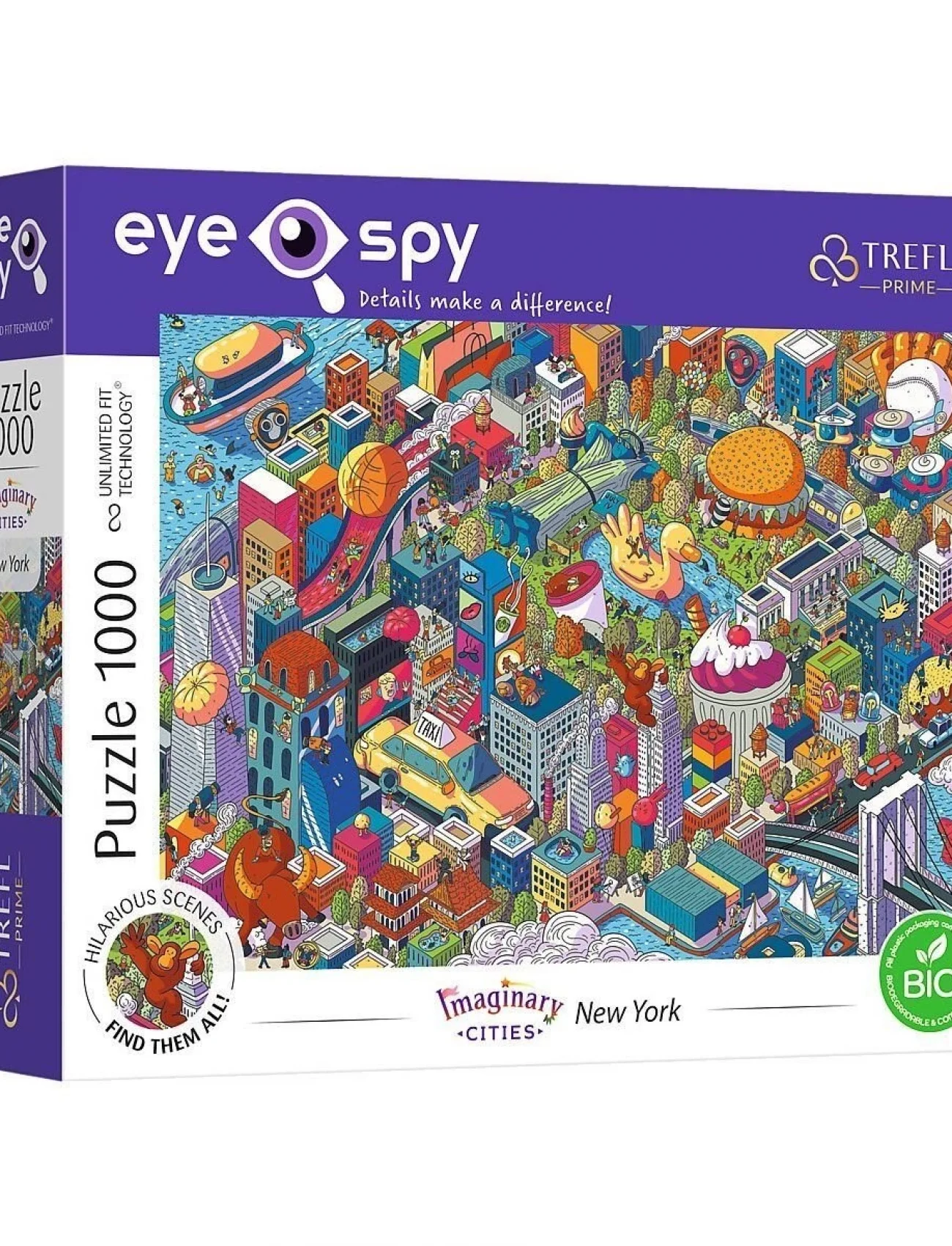 PUZZLE-10708 New York ABD 1000 Parça Puzzle