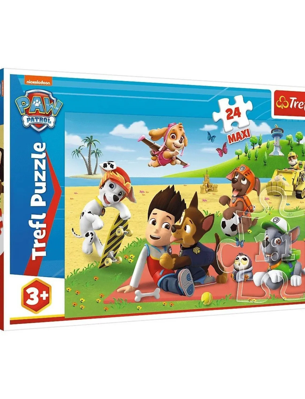 PUZZLE-14346 Paw Patrol 24 Parça Maxi Çocuk Puzzle -Vardem