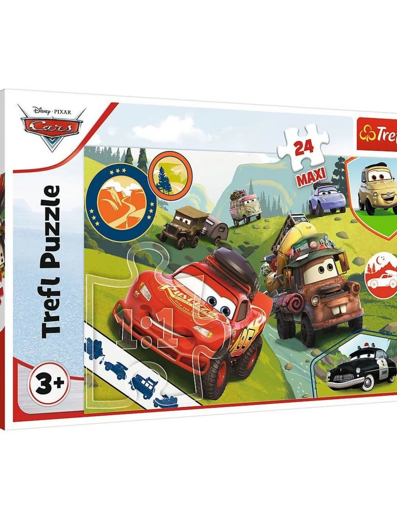 PUZZLE-14352 Maxi Disney Cars 3 24 Parça Çocuk Puzzle