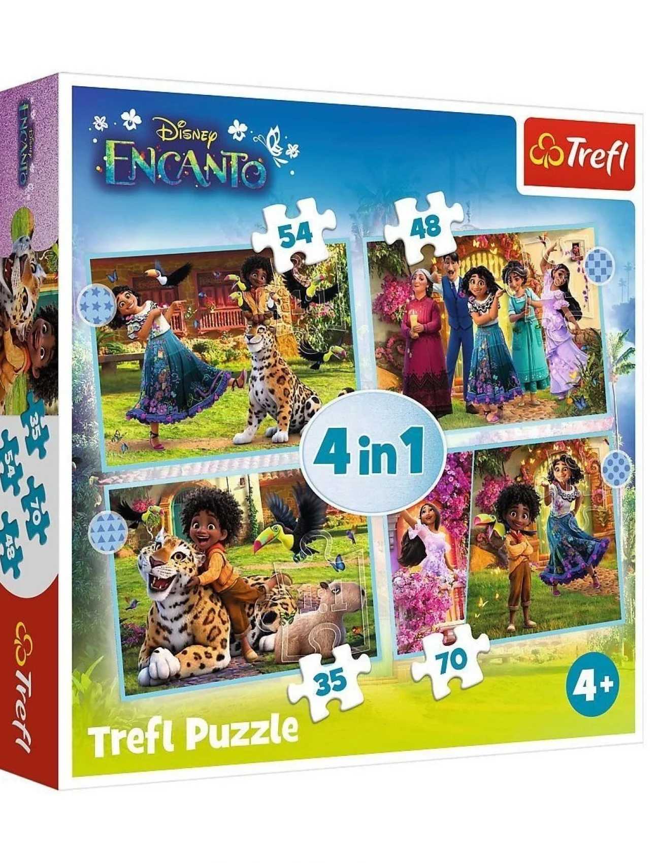 PUZZLE-34615 Disney Encanto 4IN1 Puzzle