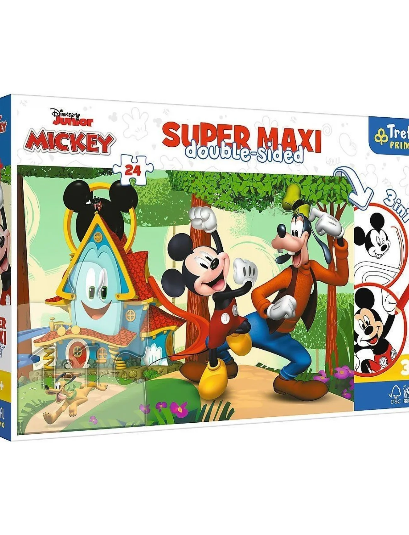 PUZZLE-41012 Süper Maxi Mickey 24 Parça Çocuk Puzzle