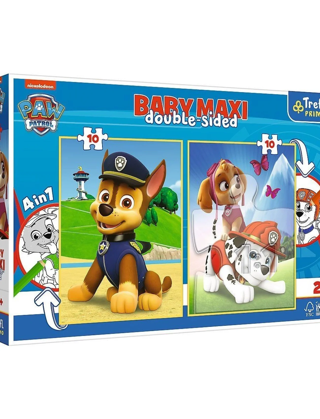 PUZZLE-43003 Paw Patrol Baby Puzzle 2X10