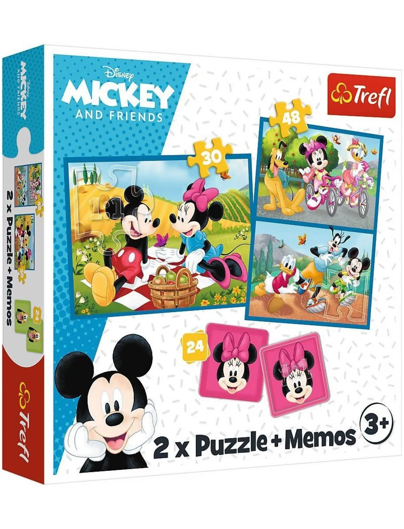 PUZZLE-93344 2IN1 Disney Puzzle -Trefl