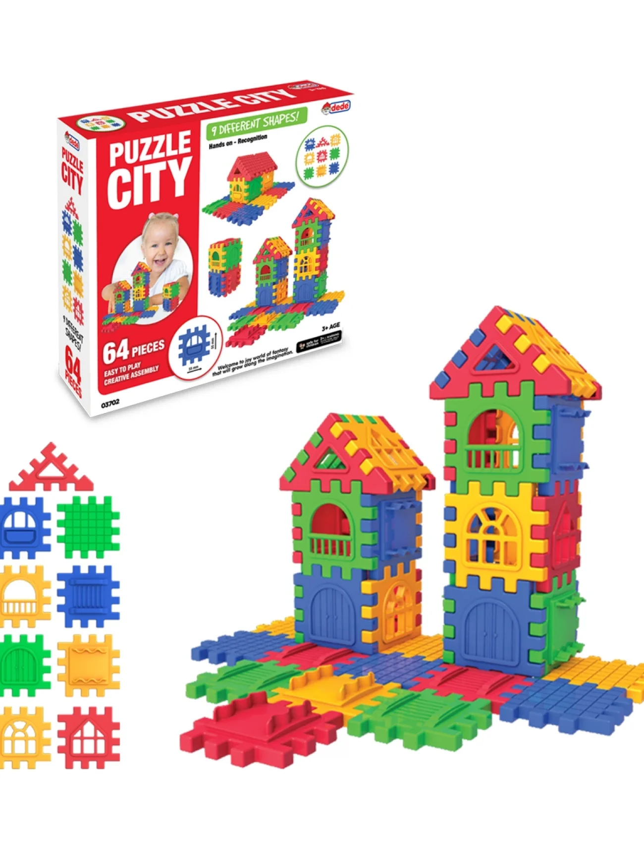 Puzzle City 64 Parça