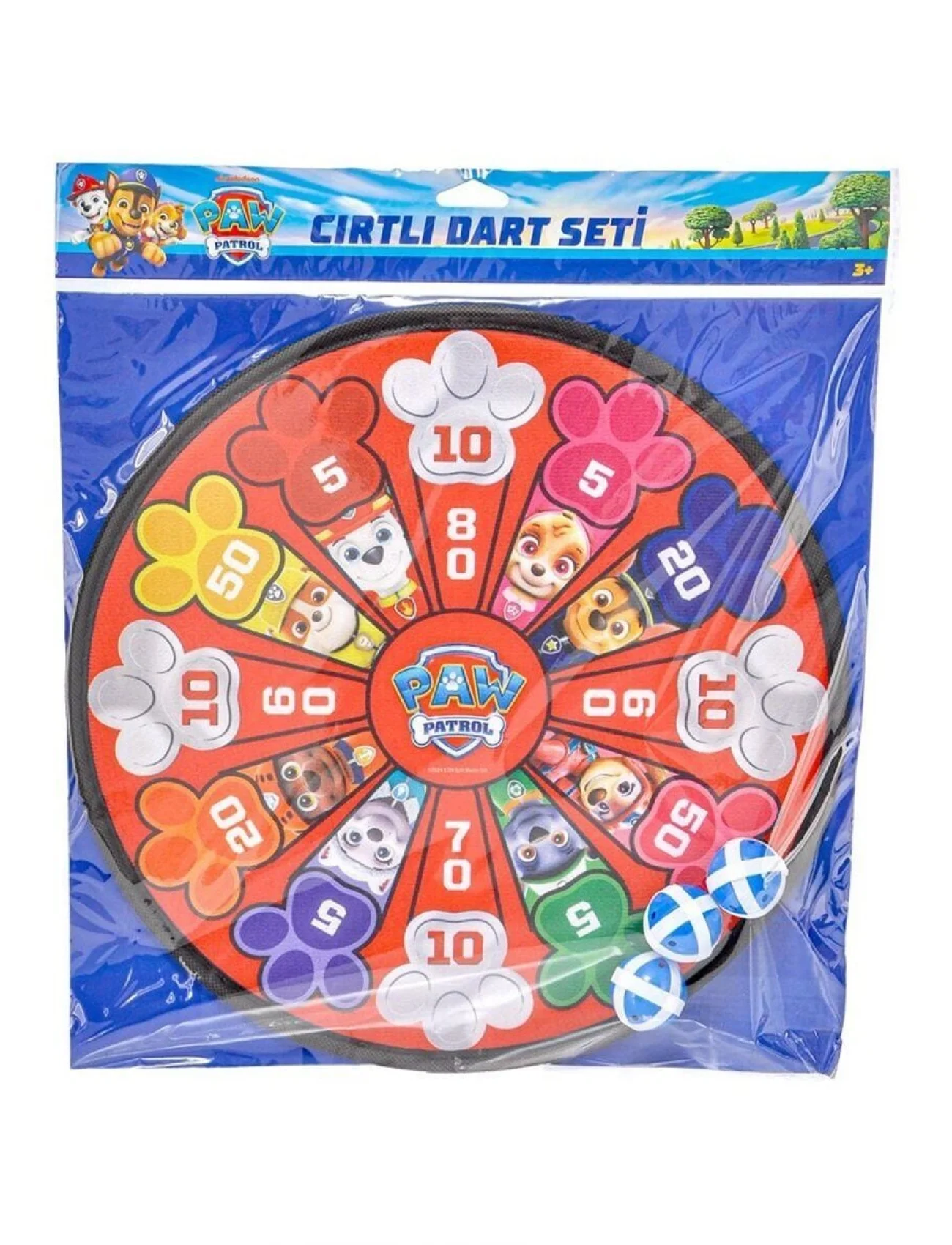 PW0142 PAW PATROL CIRTLI DART SETİ